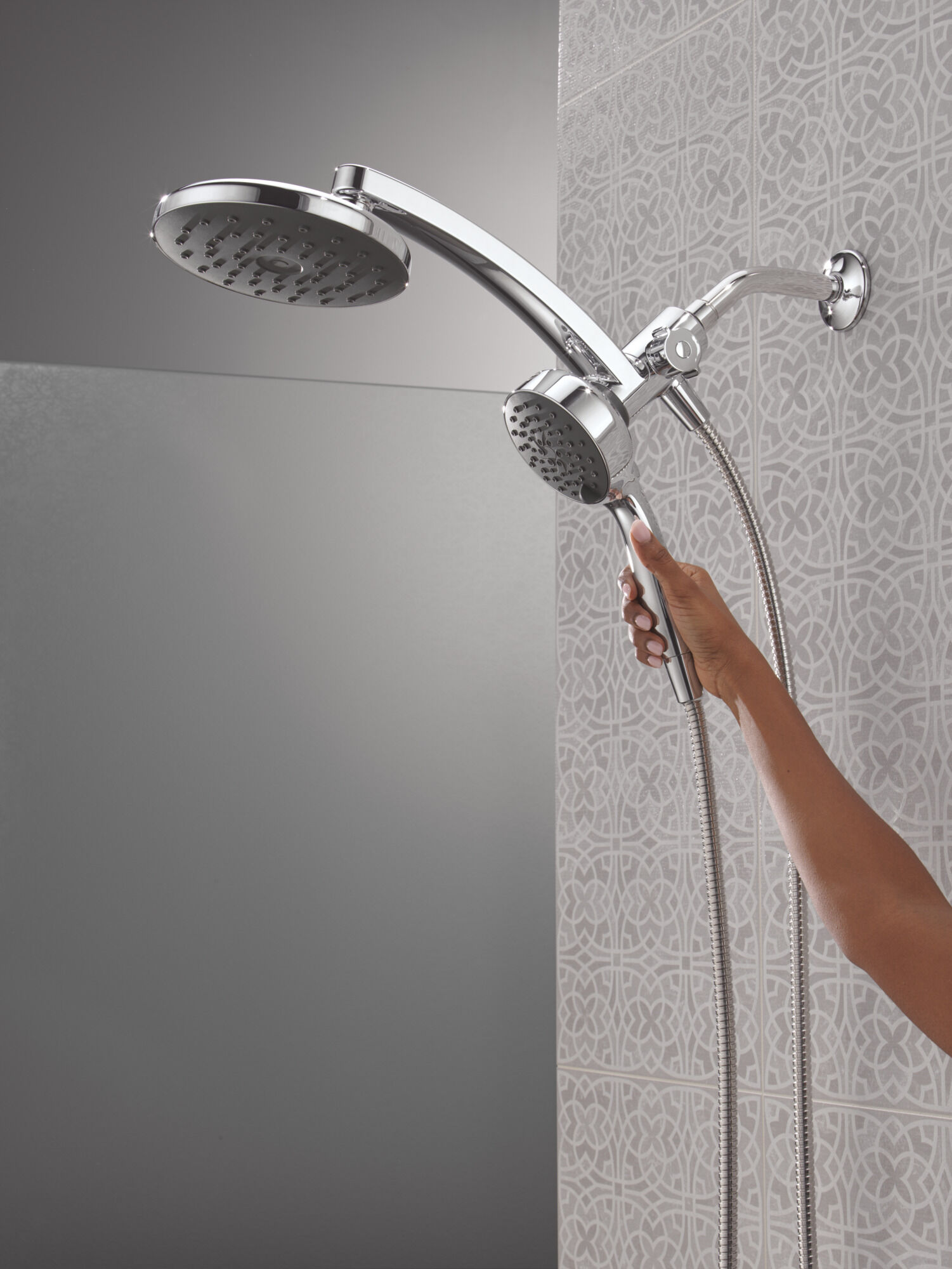 PivotPro™ 3-in-1 Combination Shower with TouchClean® Spray Face in