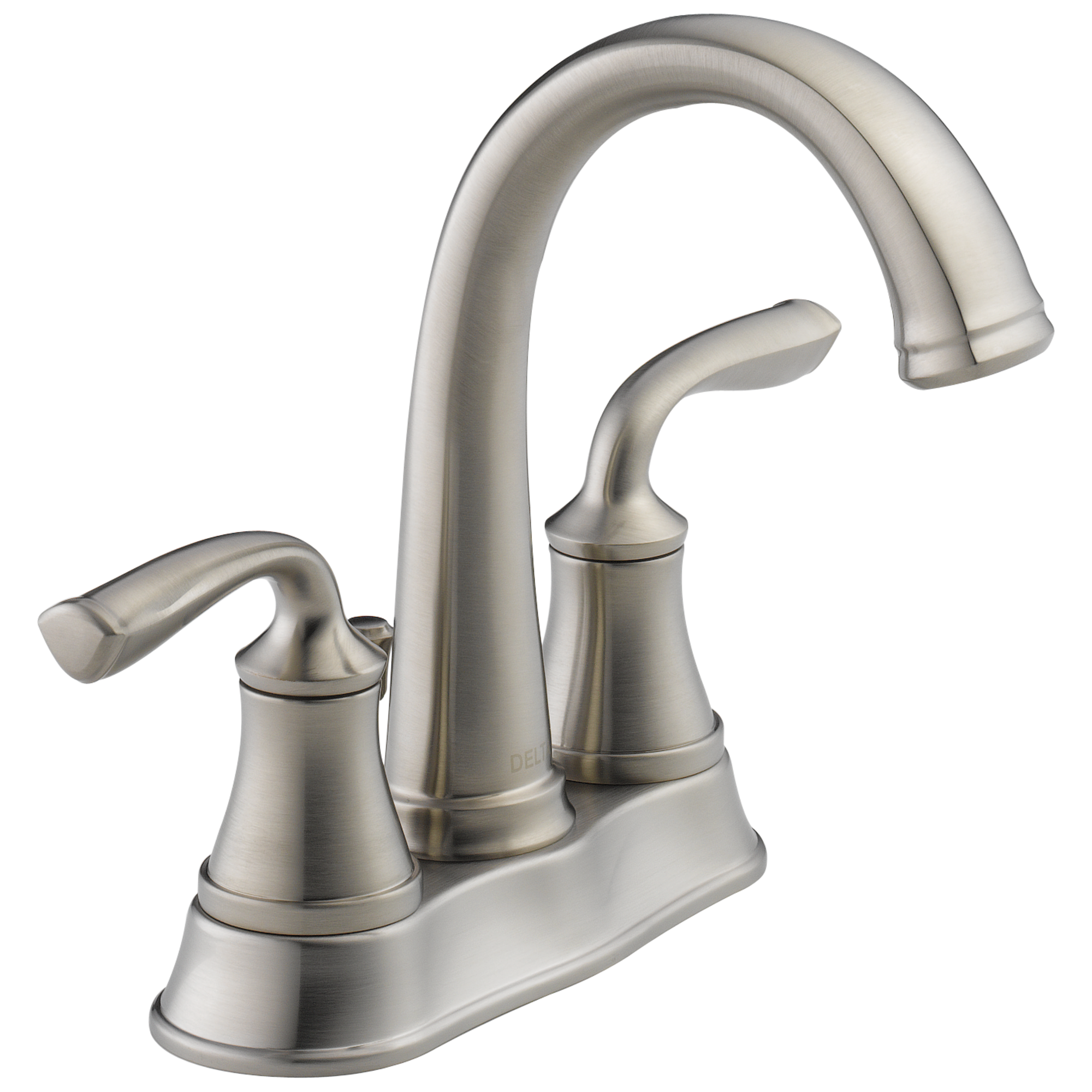 Delta Leland Waschtischarmatur – 2 Griffe, Centerset, Chrom, 1,5 GPM, Wassersparend