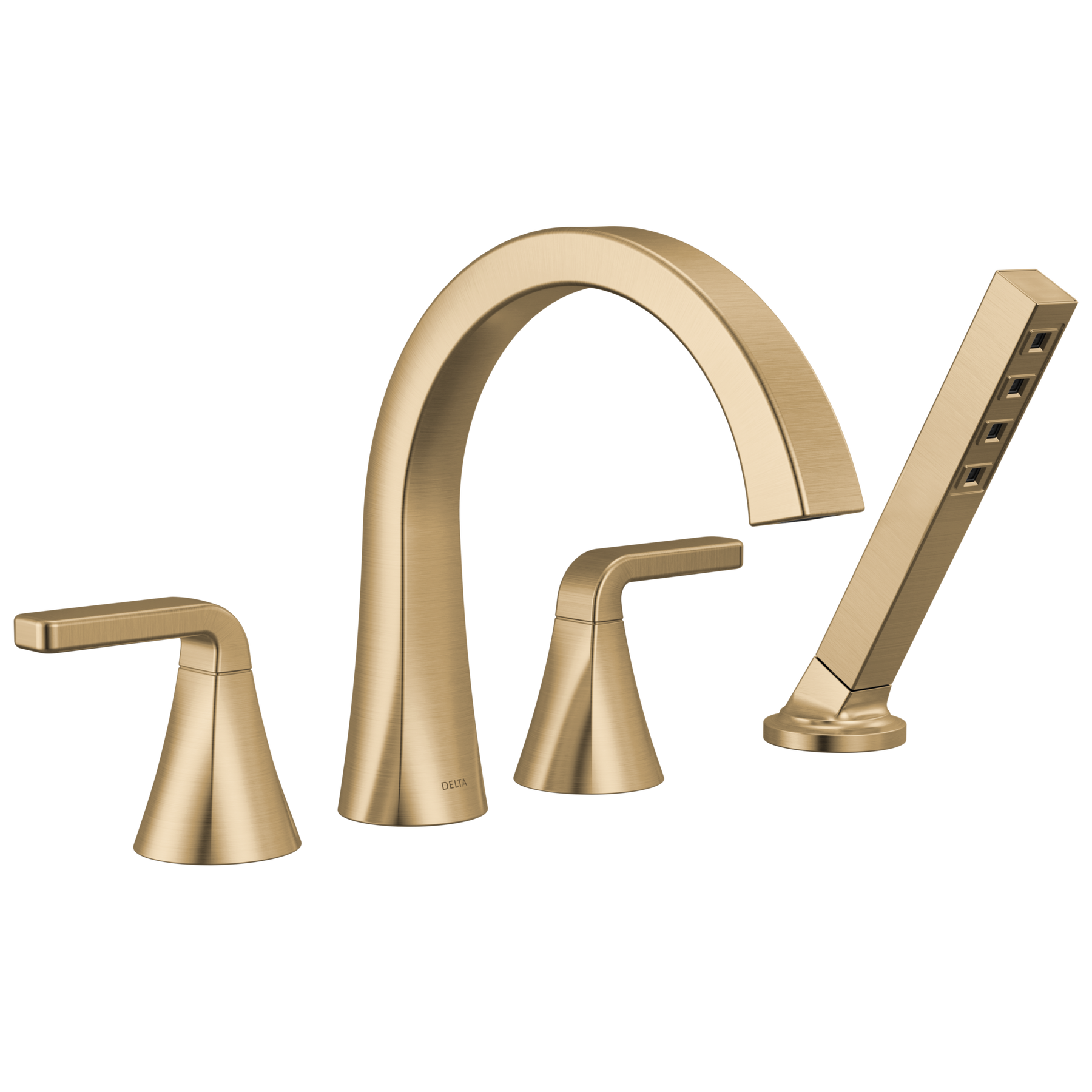 Roman Tub Trim with Hand Shower in Champagne Bronze T4762-CZ