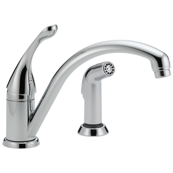 Single Handle Kitchen Faucet with Spray