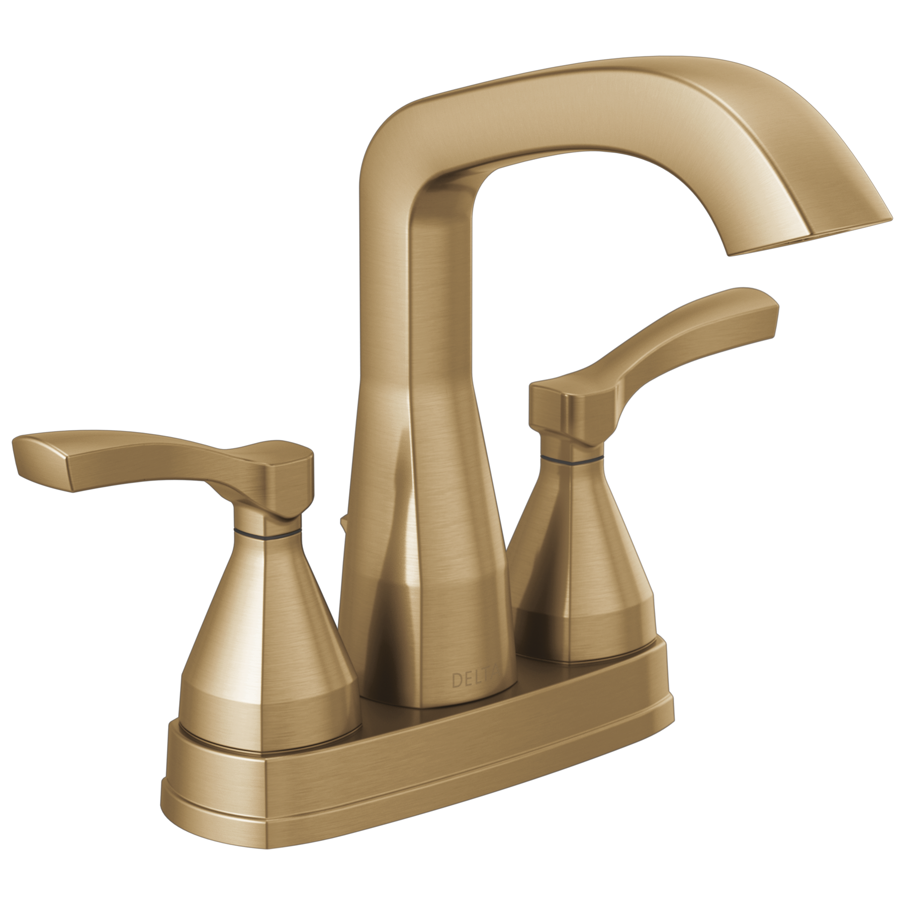 Two Handle Centerset Bathroom Faucet in Lumicoat® Champagne Bronze