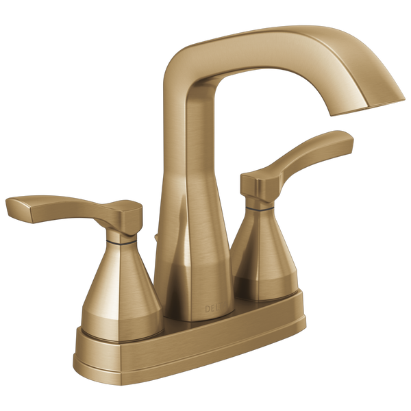 Two Handle Centerset Bathroom Faucet in Lumicoat® Champagne Bronze