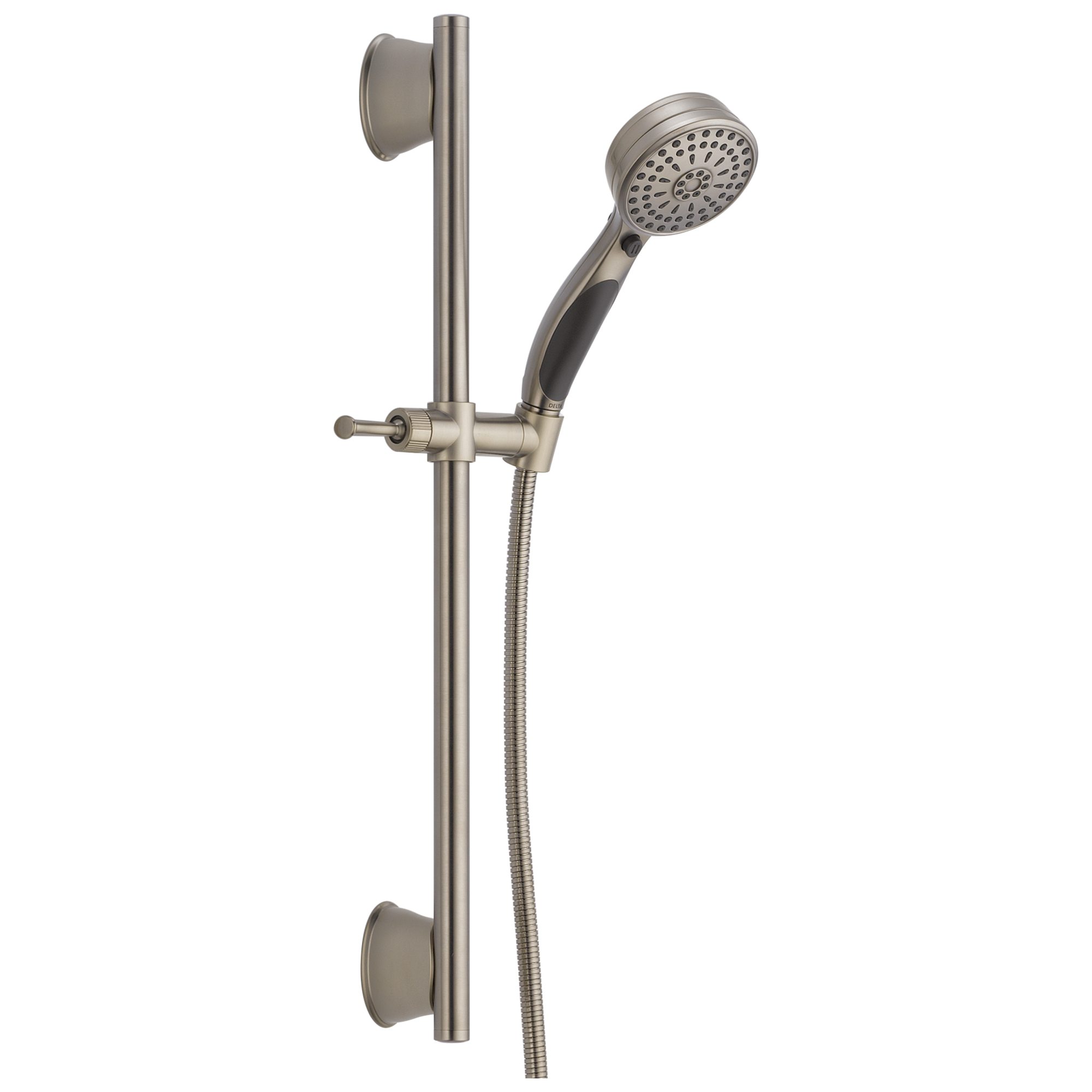 Delta Faucet Universal Showering Components ActivTouch 9-Setting Slide Bar Hand Shower - Stainless