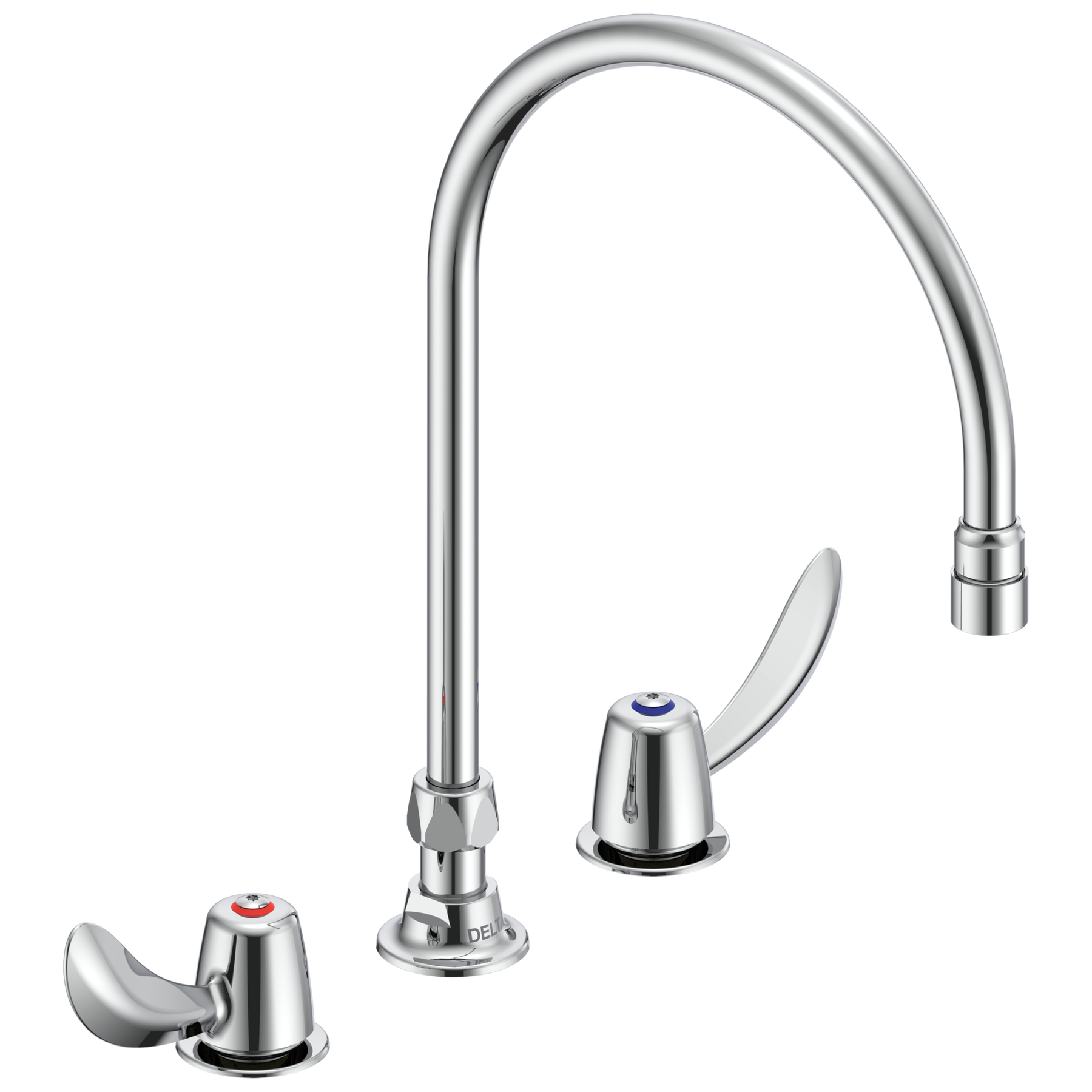 Two Handle 8 In Below Deck-Mount Faucet in Chrome 27C2922-R7