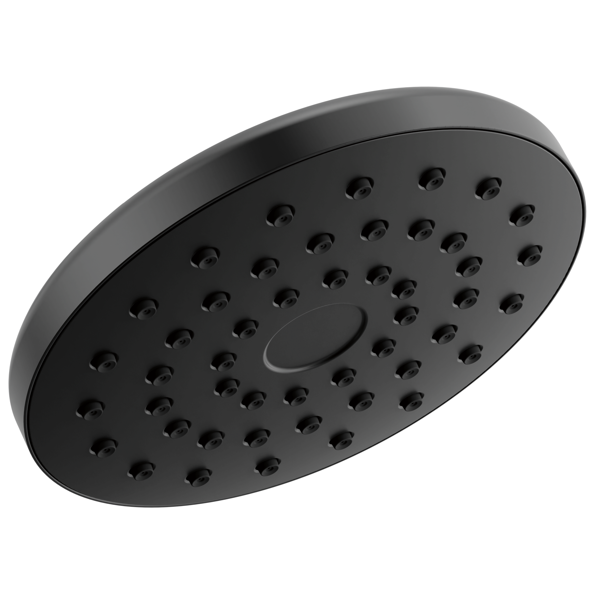 Delta Faucet Universal Showering Components: PivotPro Raincan Shower Head - Matte Black
