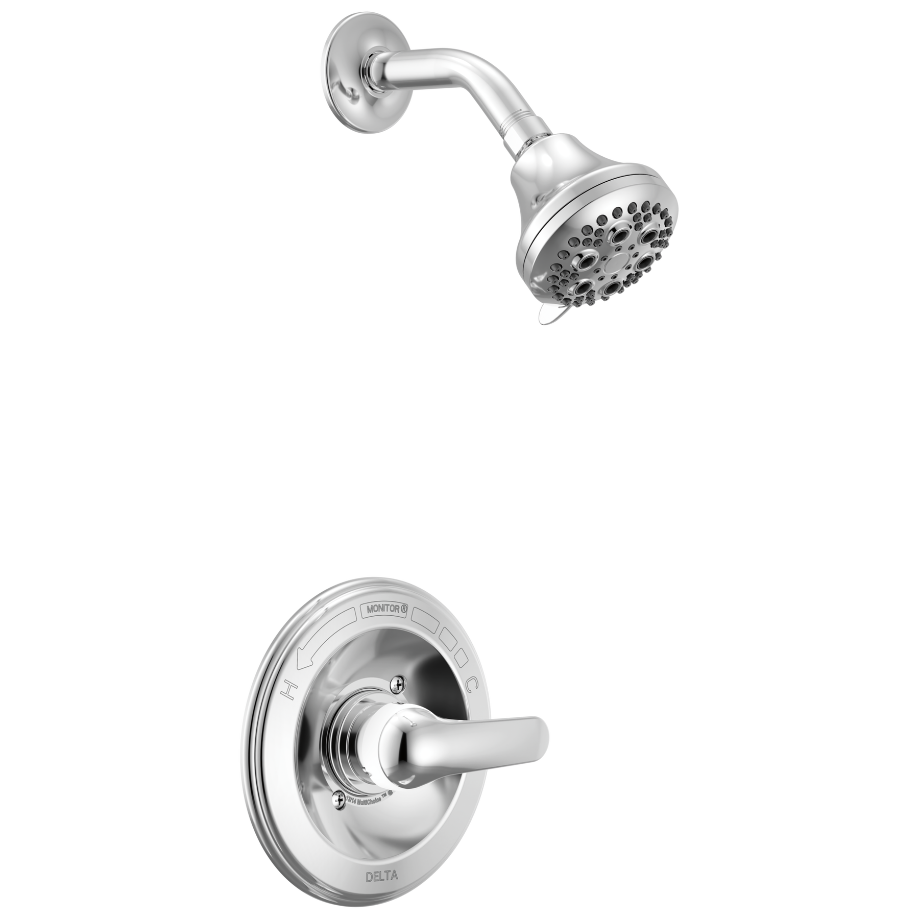 Monitor(R) 13 Series Shower - Complete Rough and Trim in Chrome 132900-A-WS  | Delta Faucet, image size:1800x1800
