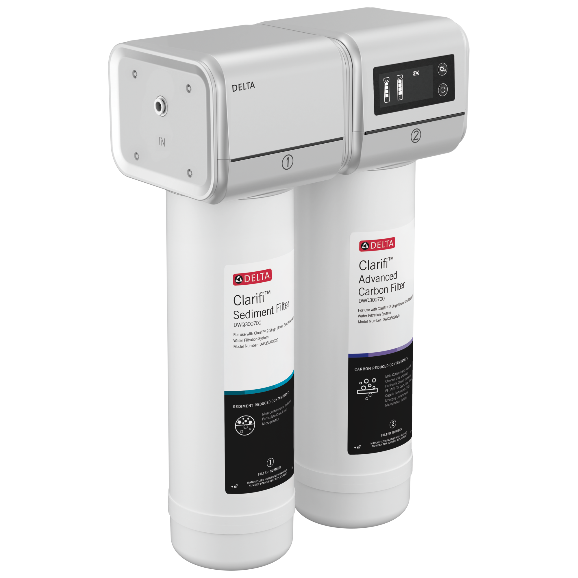 Delta Faucet Clarifi 2-Stage Under Sink Water Filtration System