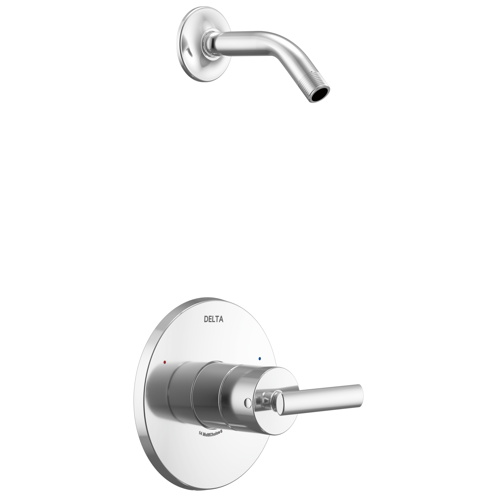 Delta Faucet Trinsic 14 Series Duscharmatur – Chrom, Ohne Duschkopf, Mit Druckausgleich
