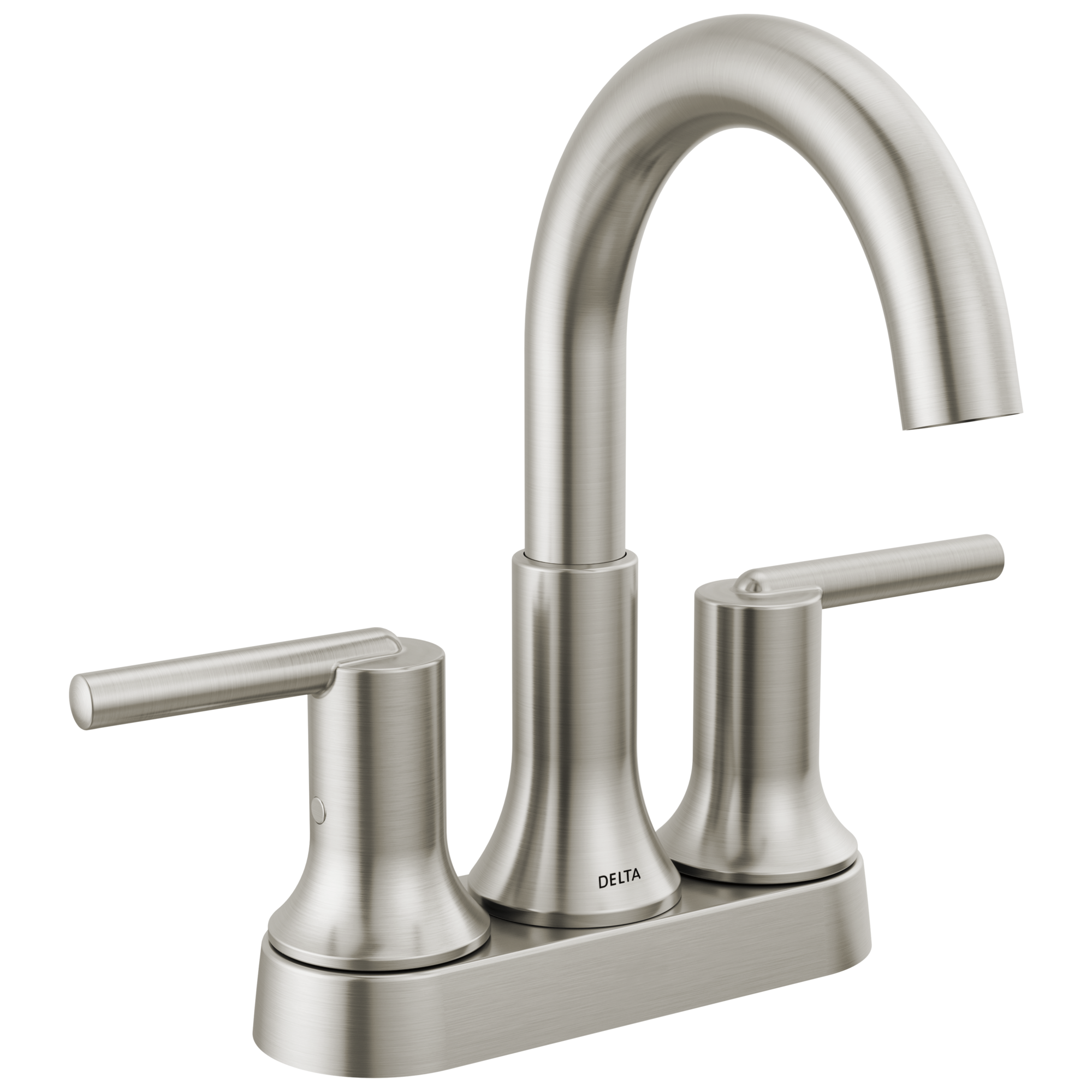 Delta Faucet Trinsic Two Handle Centerset Bathroom Faucet - Stainless