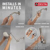 Adjustable Raincan Shower Head with Hand Shower