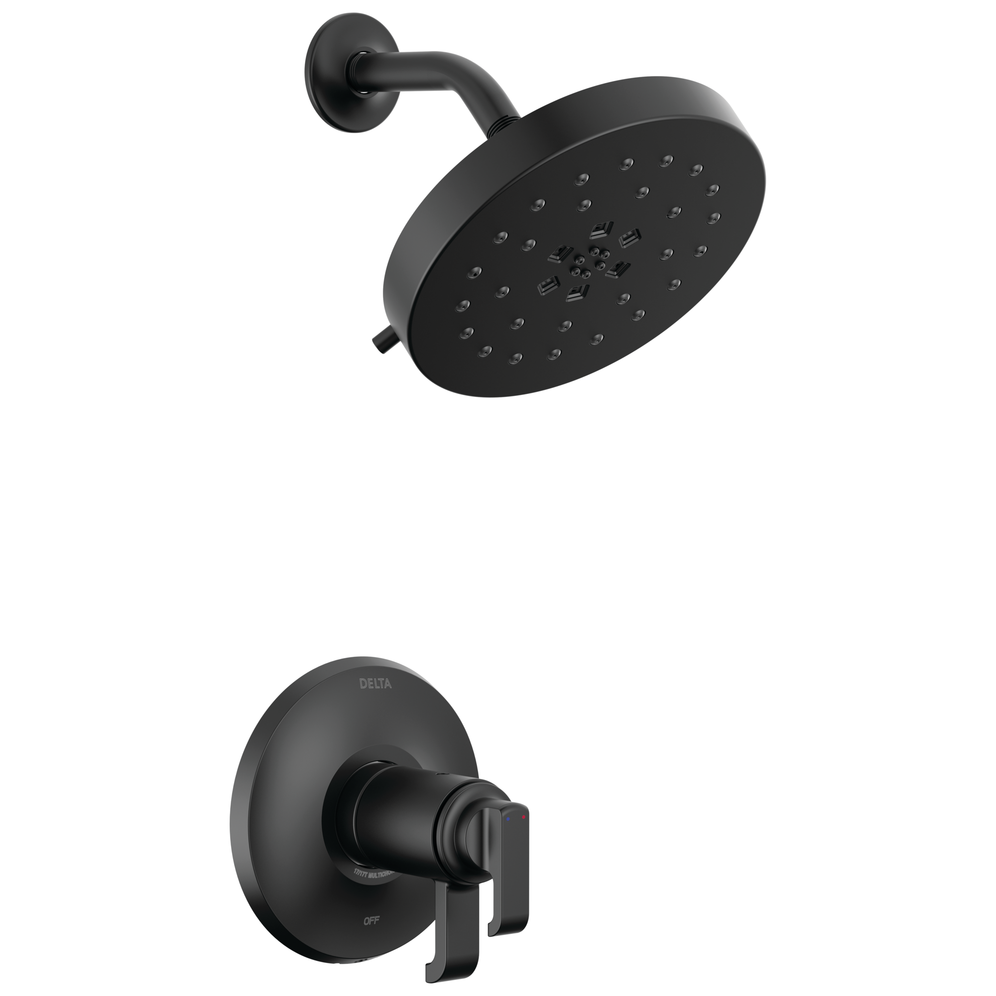 Delta Faucet Tetrae 17T Series Shower Trim - Matte Black