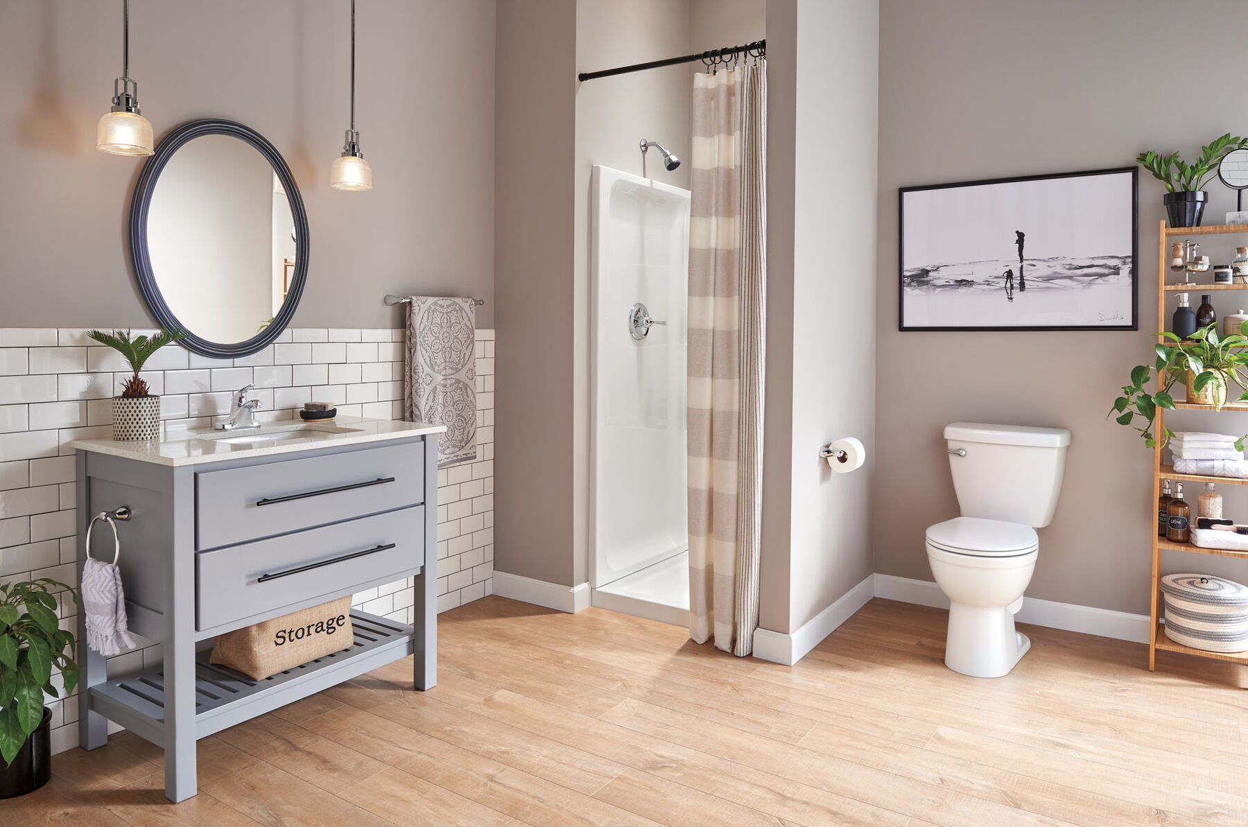 Round Front Toilet in White C41913WH Delta Faucet