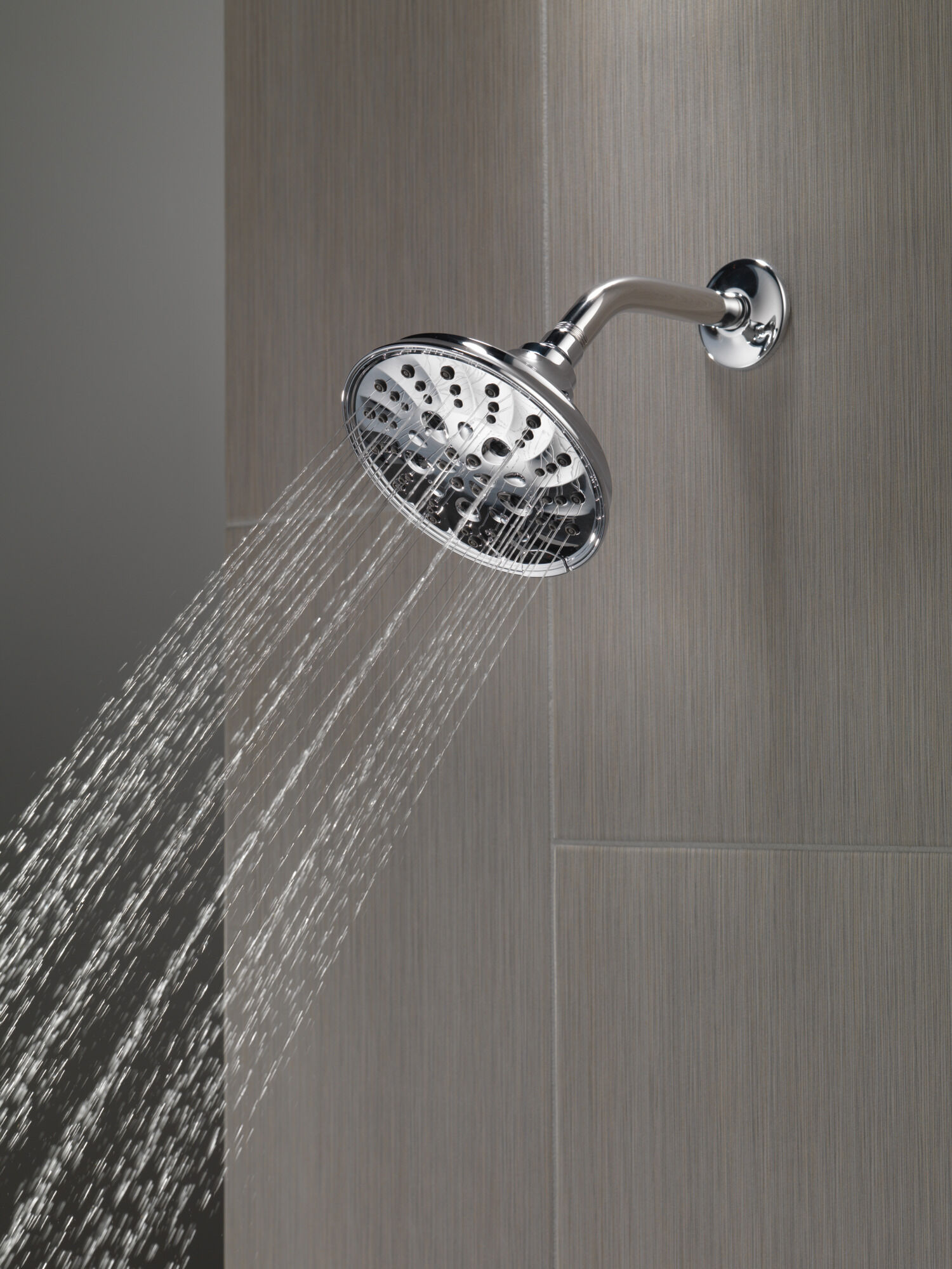 H2Okinetic® 5-Setting Traditional Raincan Shower Head in Lumicoat