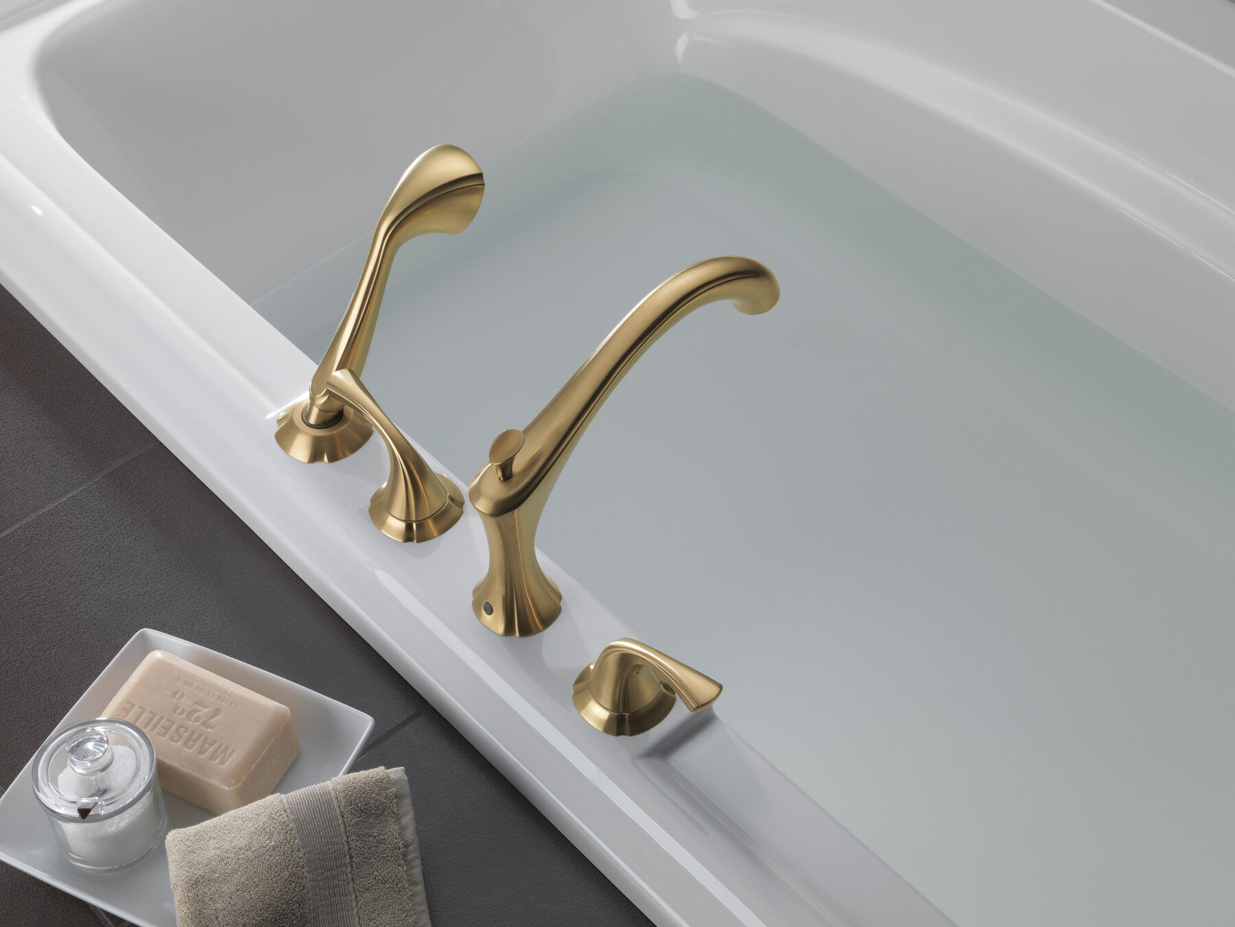 Roman Tub with Hand Shower Trim