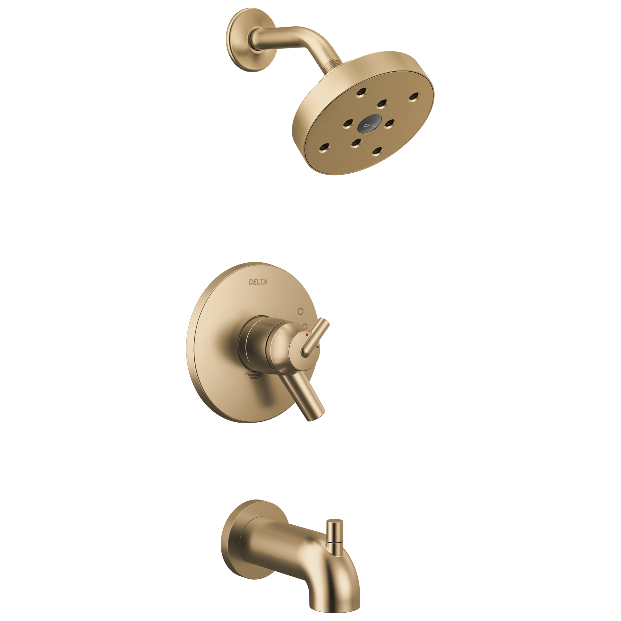 Delta Faucet Trinsic Monitor 17 Series H2OKineticTub & Shower Trim - Champagne Bronze