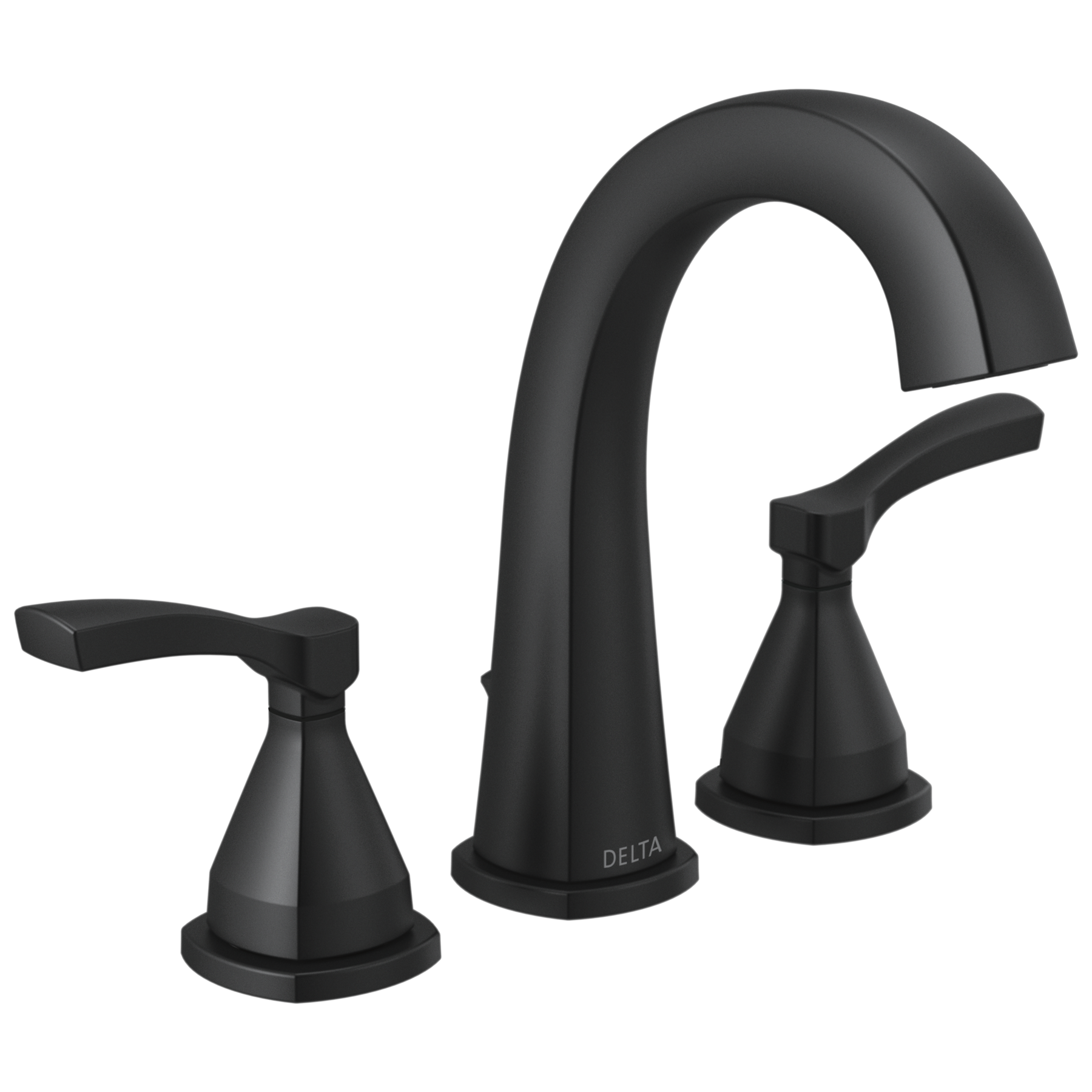 Widespread Faucet in Matte Black 35775BLMPUDST Delta Faucet
