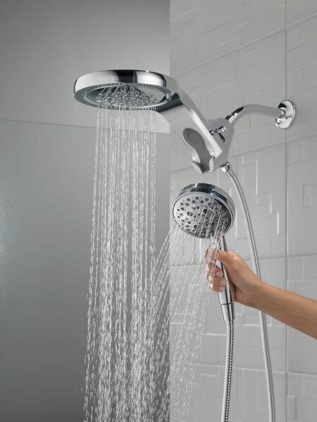 HydroRain® H<sub>2</sub>Okinetic® 5-Setting Two-in-One Shower Head, image 9