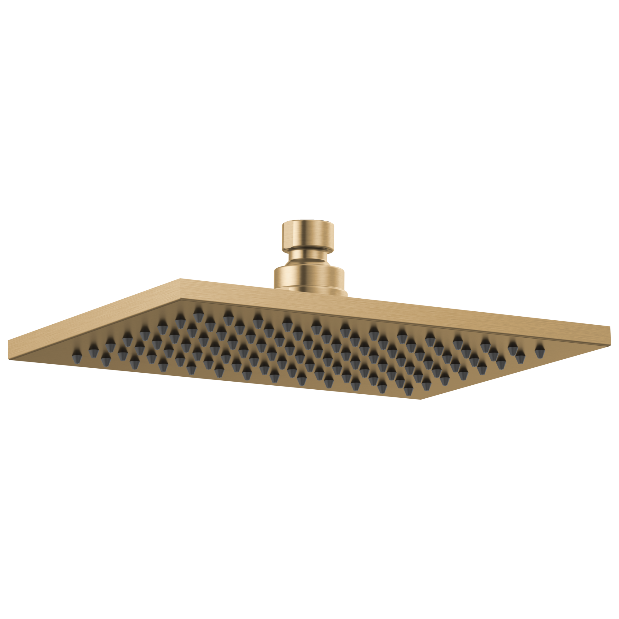 Delta Faucet Universal Showering Components Single-Setting Raincan Shower Head - Lumicoat Champagne Bronze