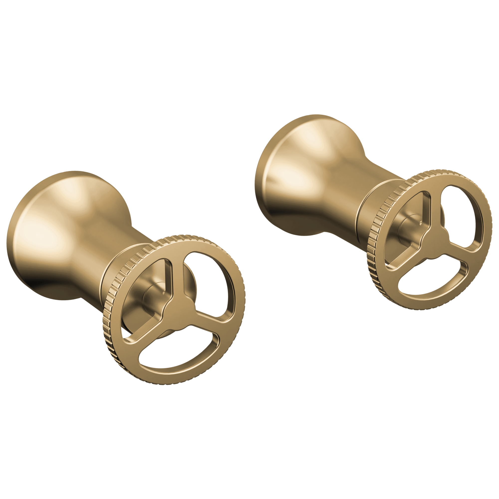 Delta Faucet Trinsic Wheel Handle - Wall Mount Lav - Champagne Bronze