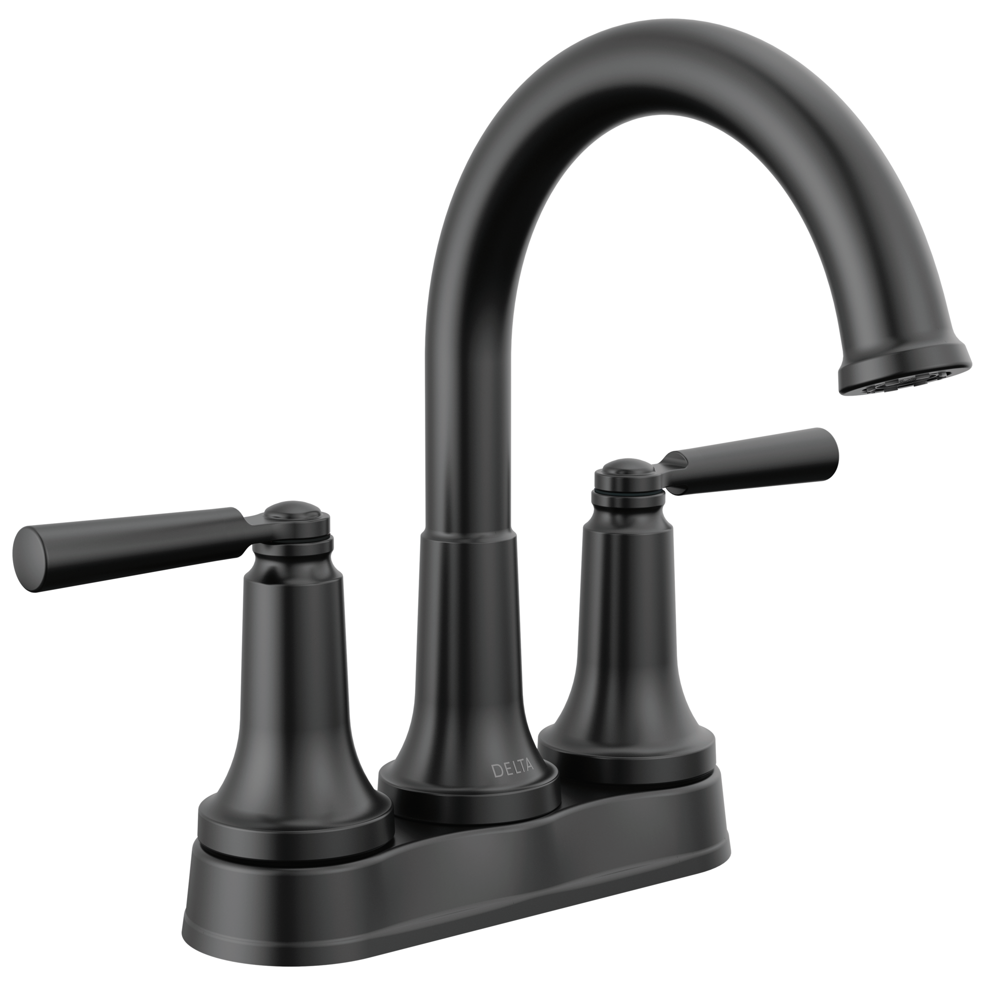 Delta Faucet Saylore Two Handle Tract-pack Centerset Bathroom Faucet - Matte Black