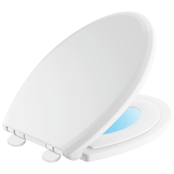 Elongated Slow-Close / Quick-Release Nightlight Family Seat