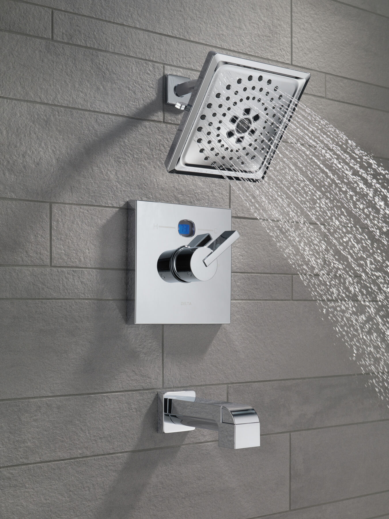 Tub Spout - Pull-Up Diverter in Chrome RP75435 | Delta Faucet 