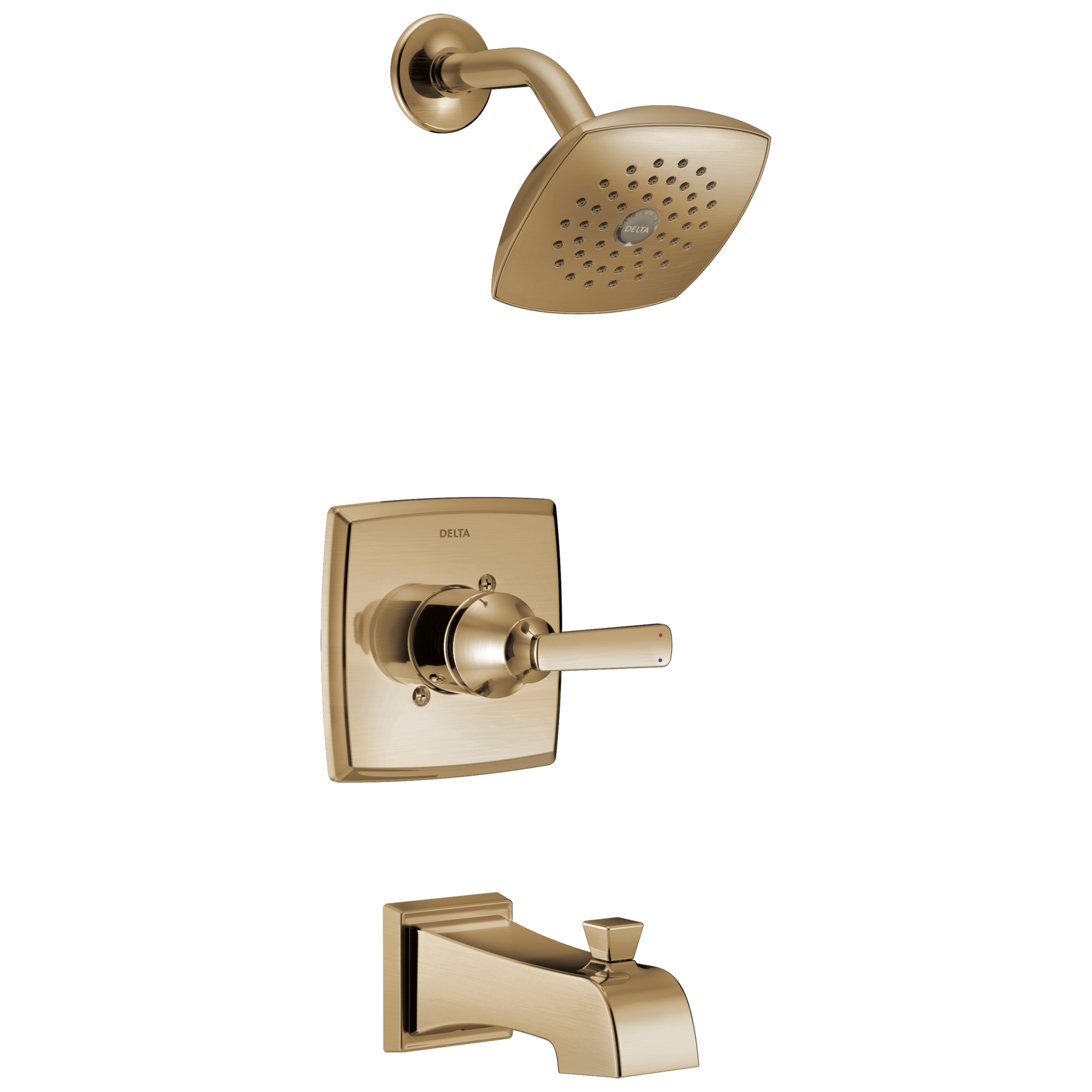 Monitor® 14 Series Tub and Shower Trim in Champagne Bronze T14464