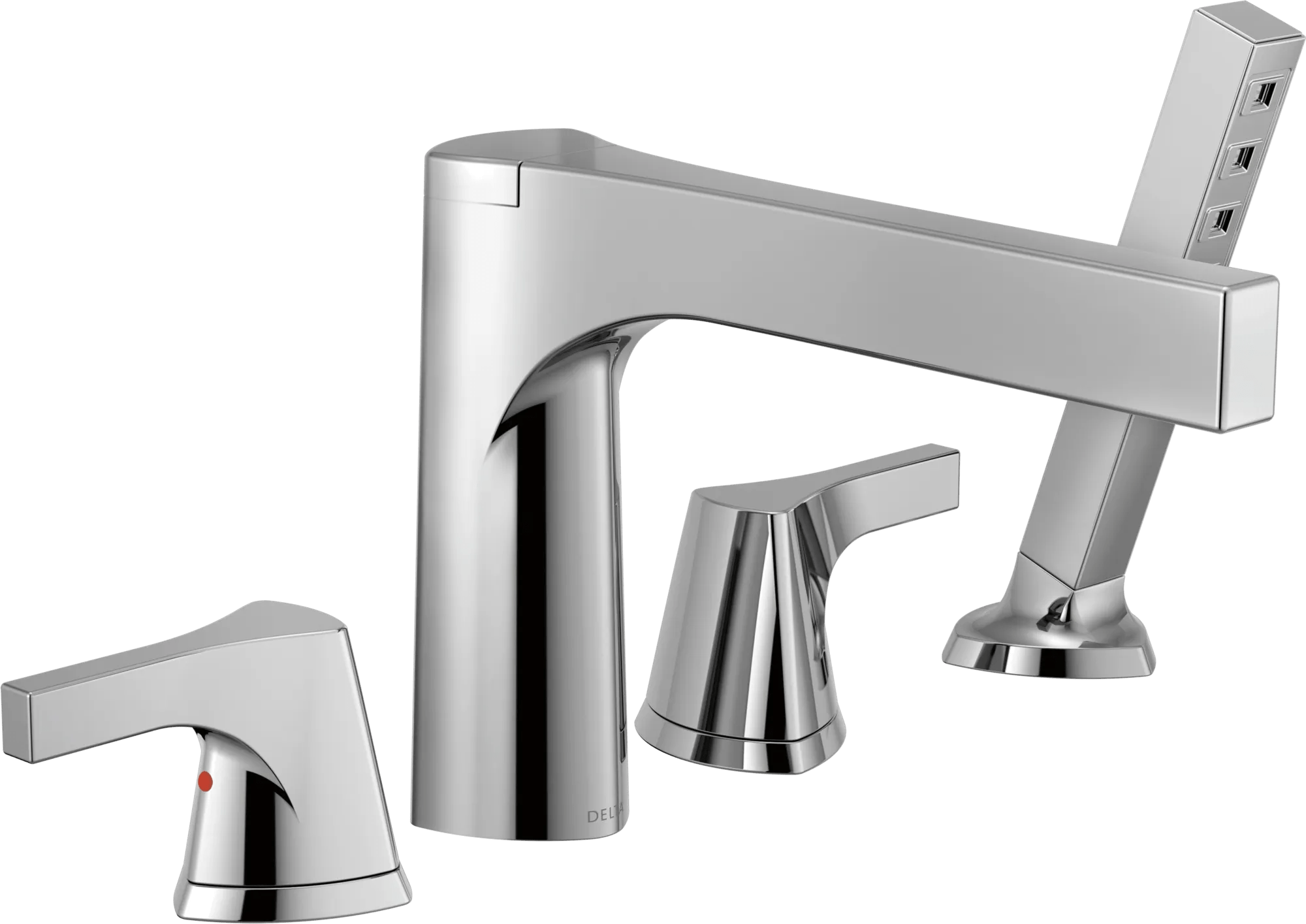 Delta Faucet Zura Roman Tub with Hand Shower Trim - Chrome