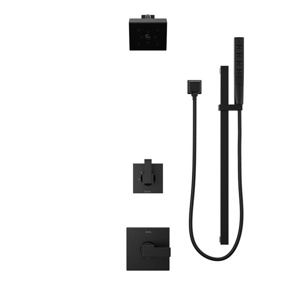 3Setting Custom Shower Bundle in Matte Black FVS6AR211BL Delta Faucet