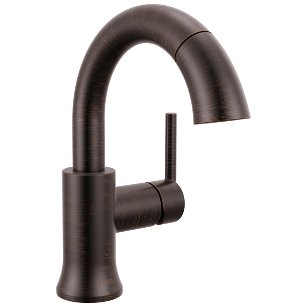 Single Handle Pull Down Bathroom Faucet in Bronze 559HARRBPDDST Delta Faucet