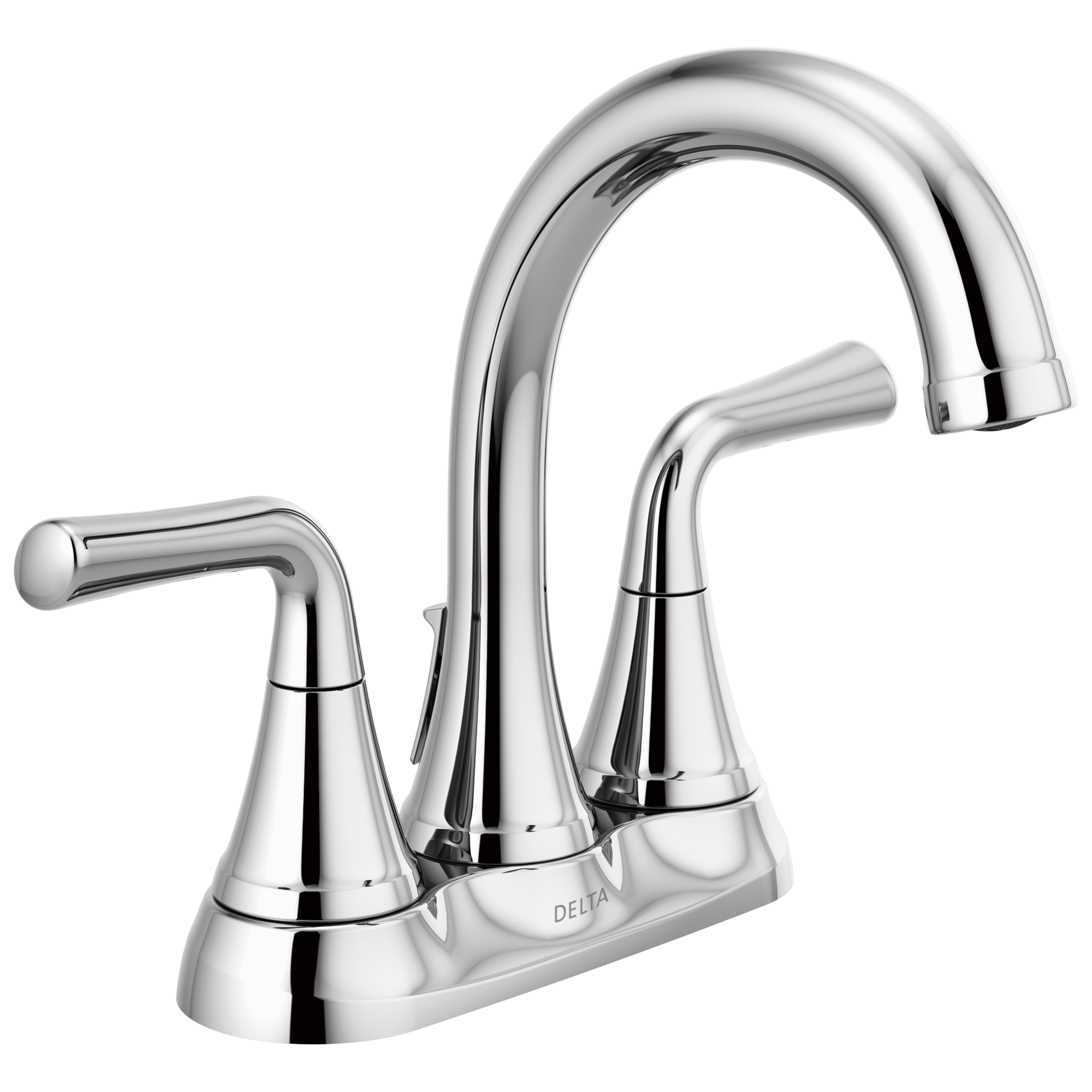 Delta Faucet KayraE Two Handle Centerset Bathroom Faucet - Chrome
