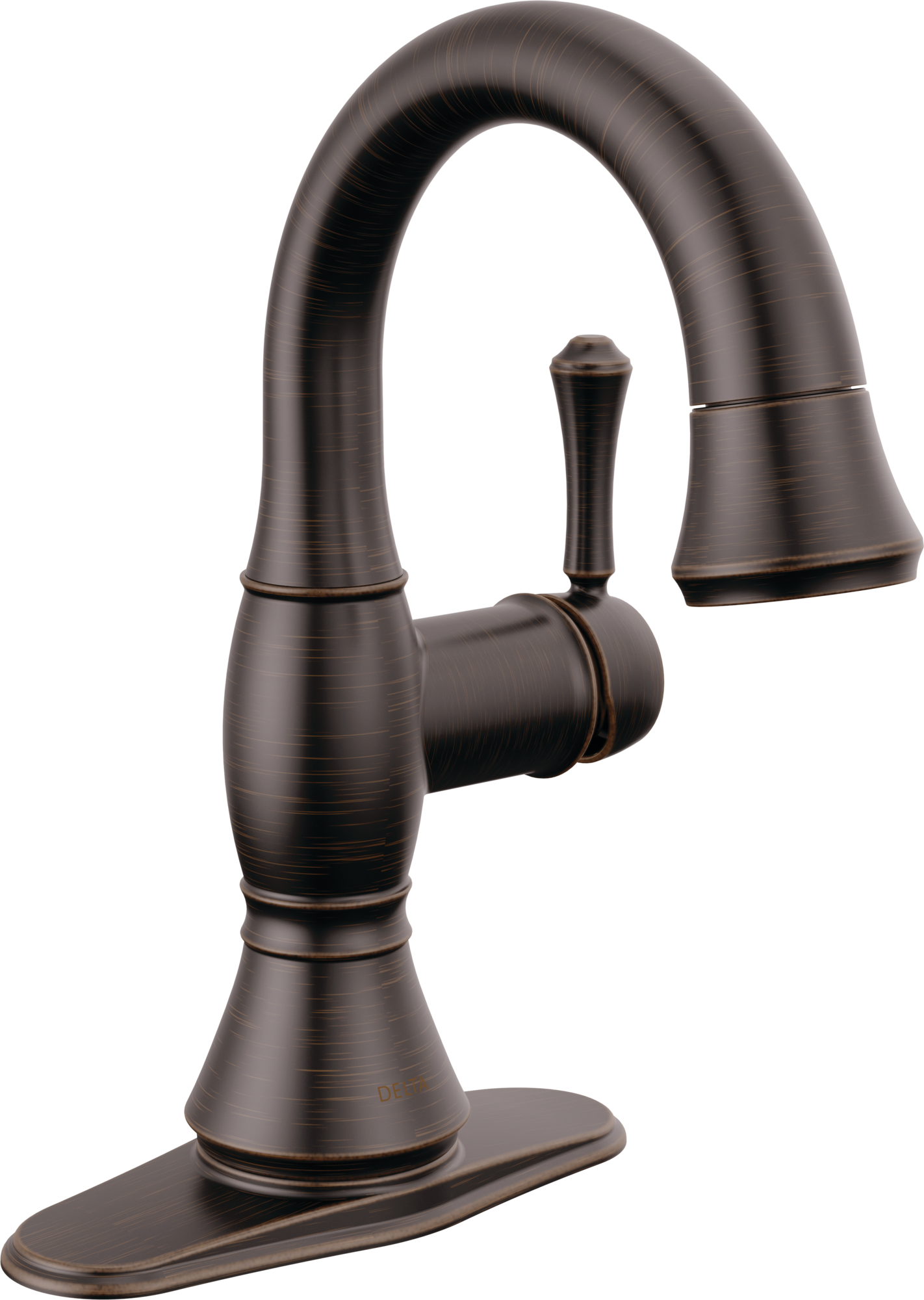 DELTA FAUCET Cassidy Waschtisch-Armatur – Venezianische Bronze, Ausziehbarer Sprühkopf, Magnatite-Docking