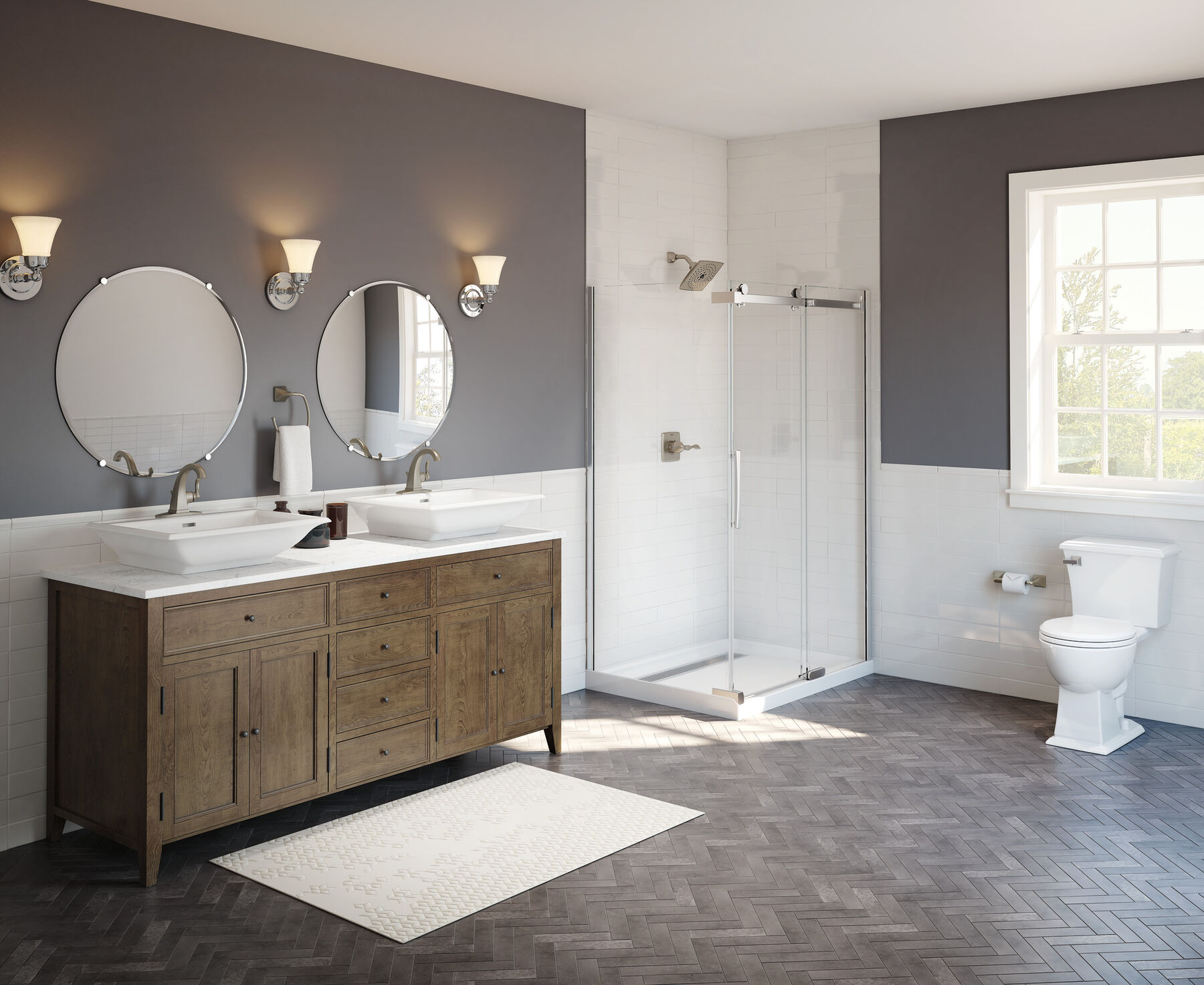 48" x 36" Frameless Shower Enclosure in Stainless B9129124836SS