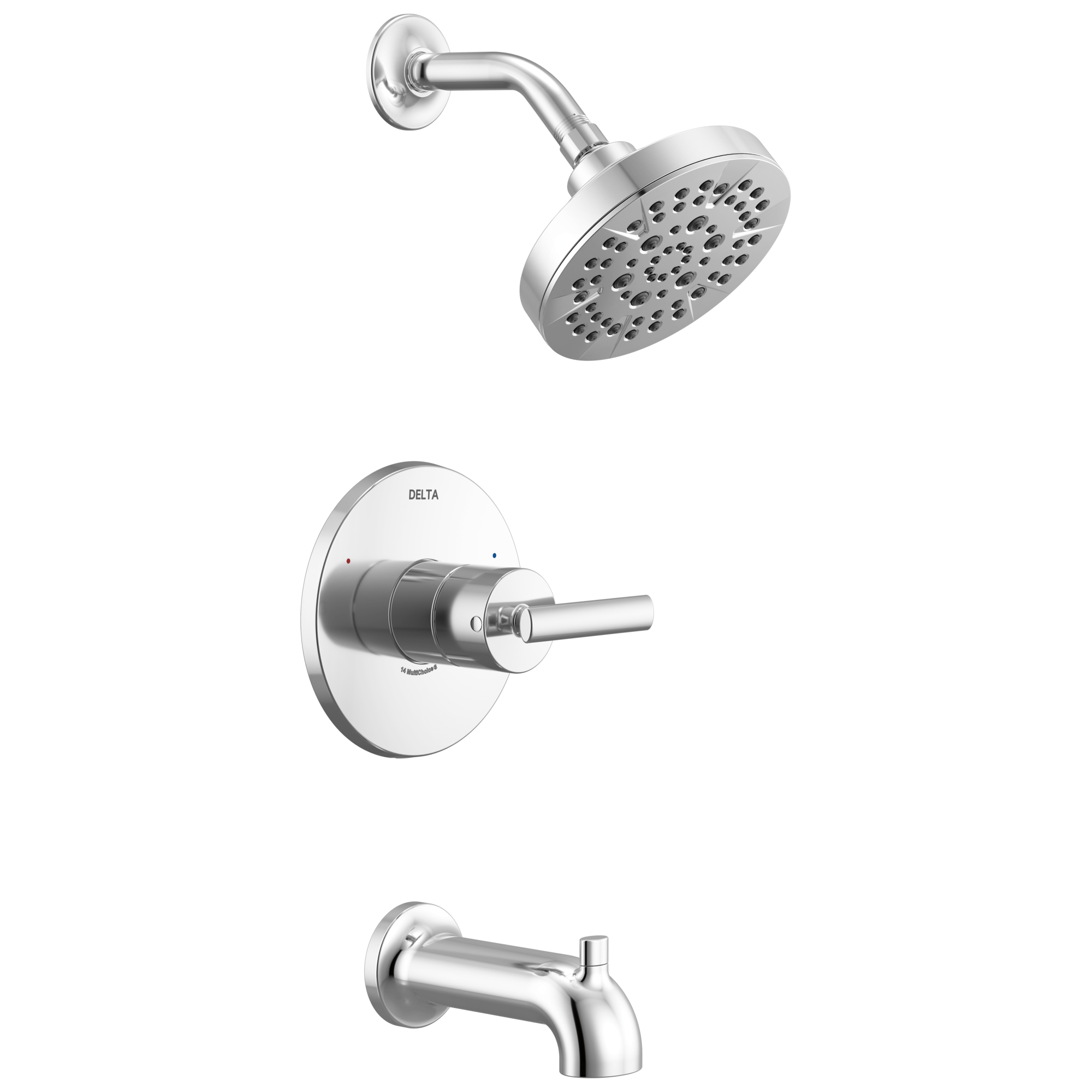 Delta Faucet Altado Monitor 14 Series Tub and Shower Trim Chrome