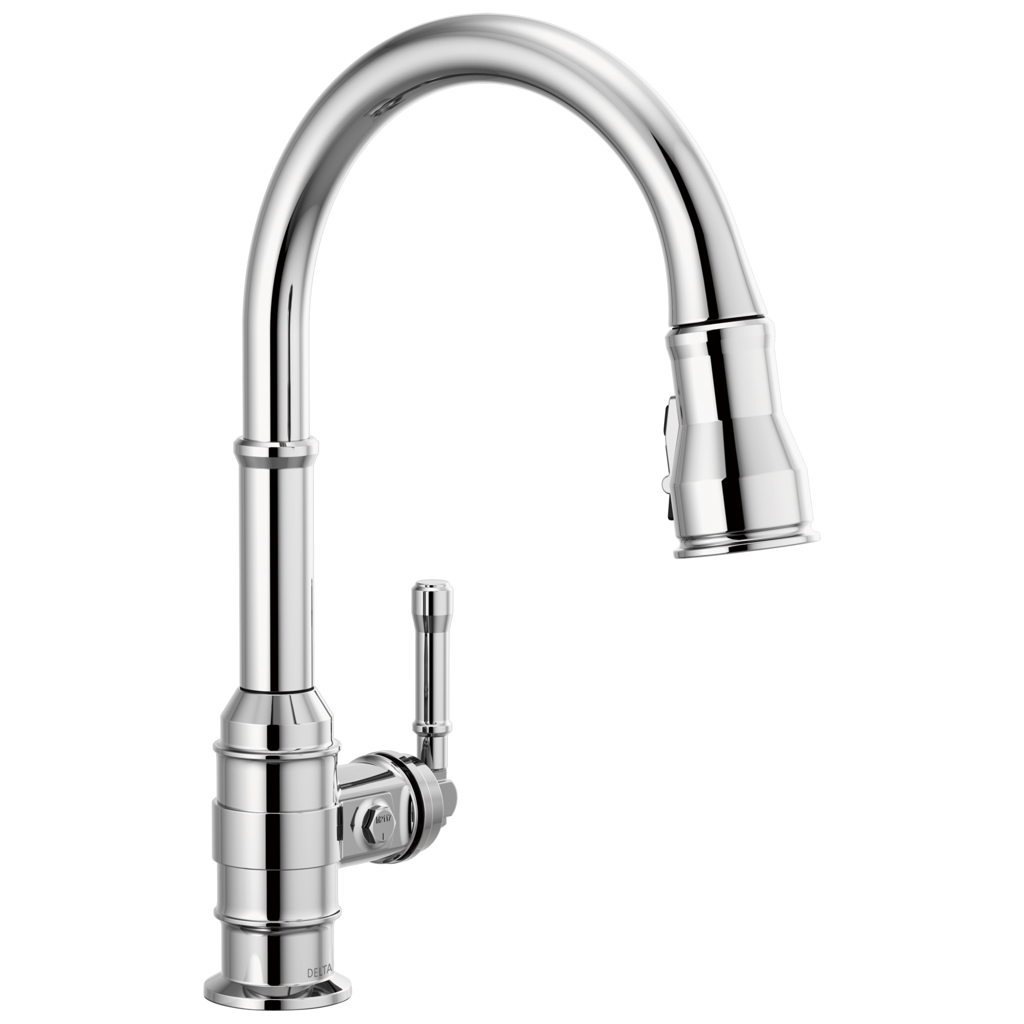 BroderickE Single Handle Pull-Down Kitchen Faucet - Chrome