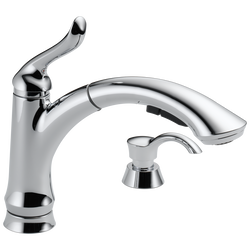 Single Handle Pull-Out Kitchen Faucet in Chrome 4353-DST ...