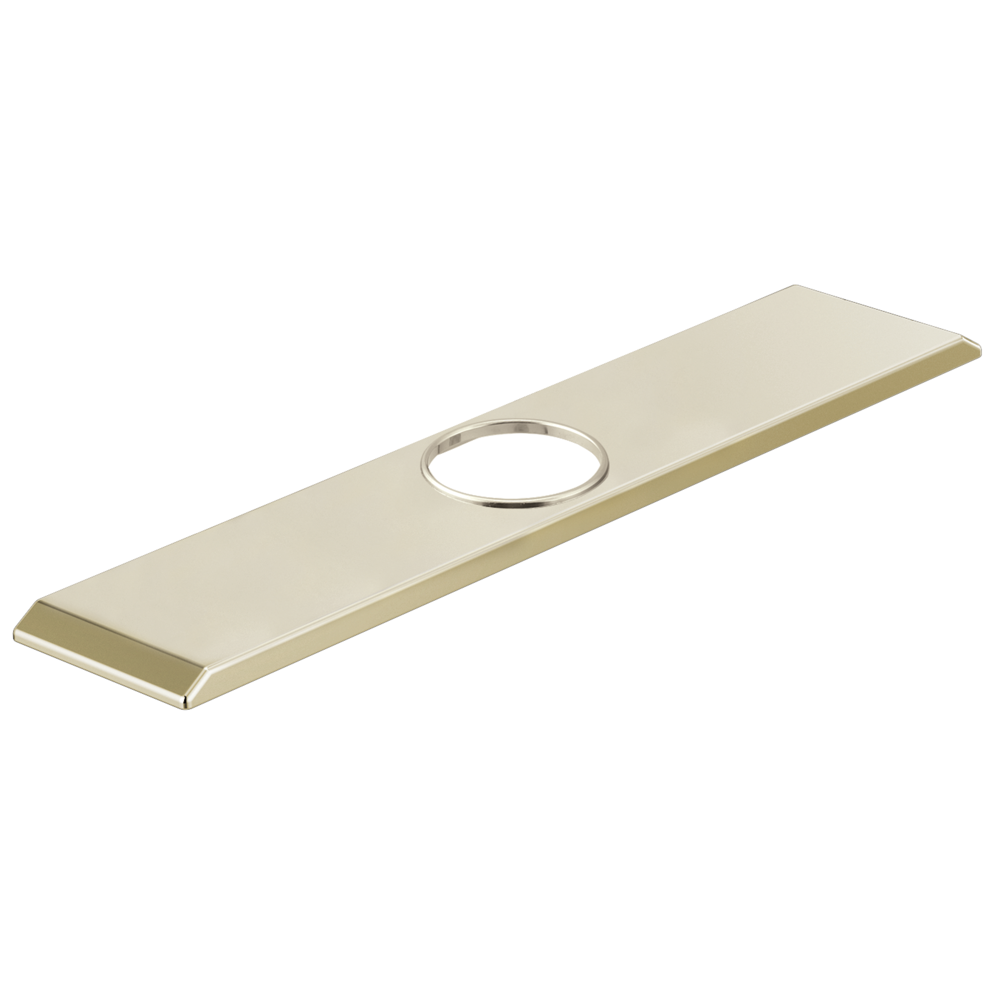 Delta Faucet Pivotale 8 Inch Escutcheon, Gasket Studs And Mounting Hardware - Polished - Nickel