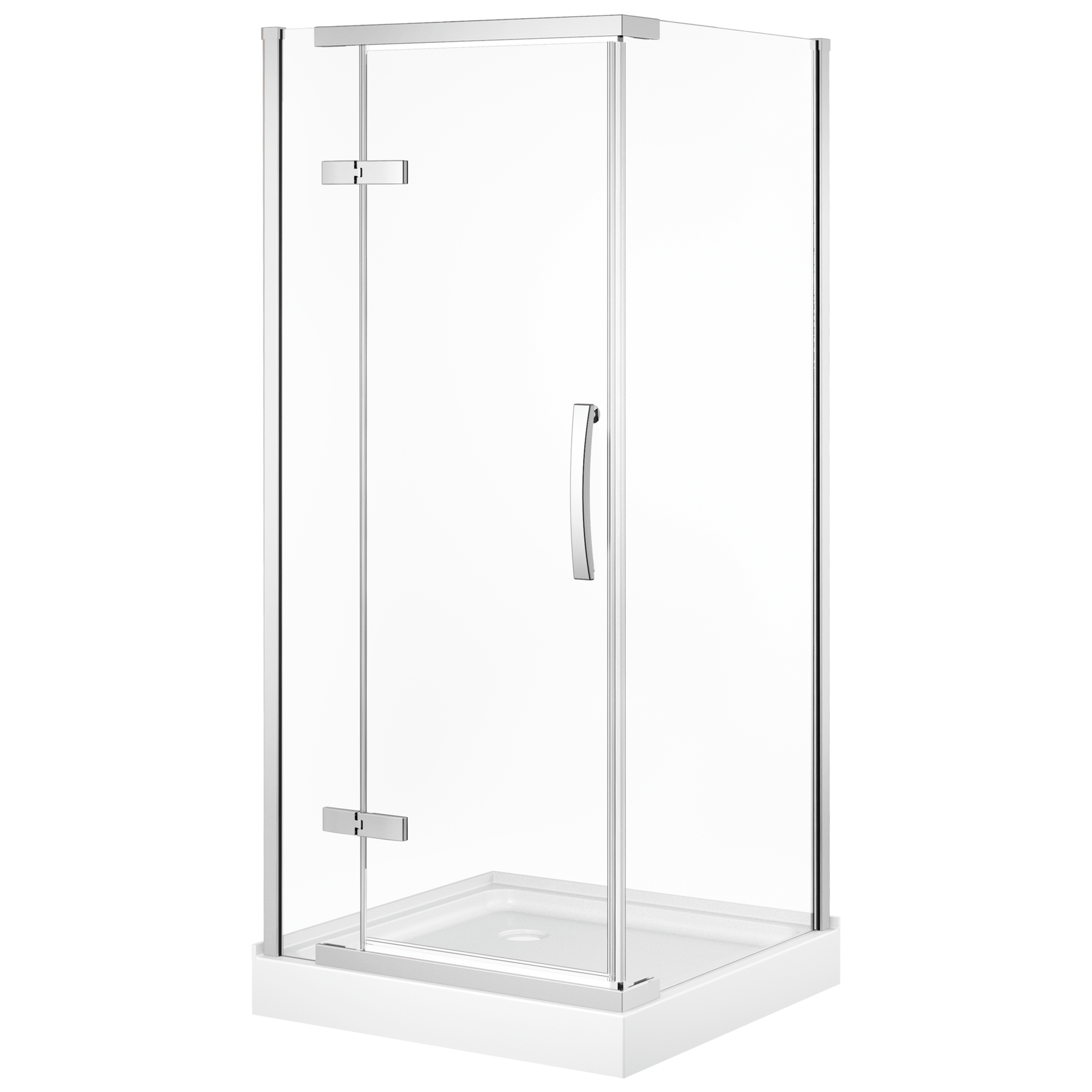 1000x1000mm Shower Enclosure Base White Stone Shower Tray – Aica Bathrooms