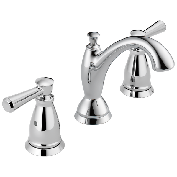 旬/OOPARTS Traditional Two Handle Widespread Bathroom Faucet in Chrome 3593