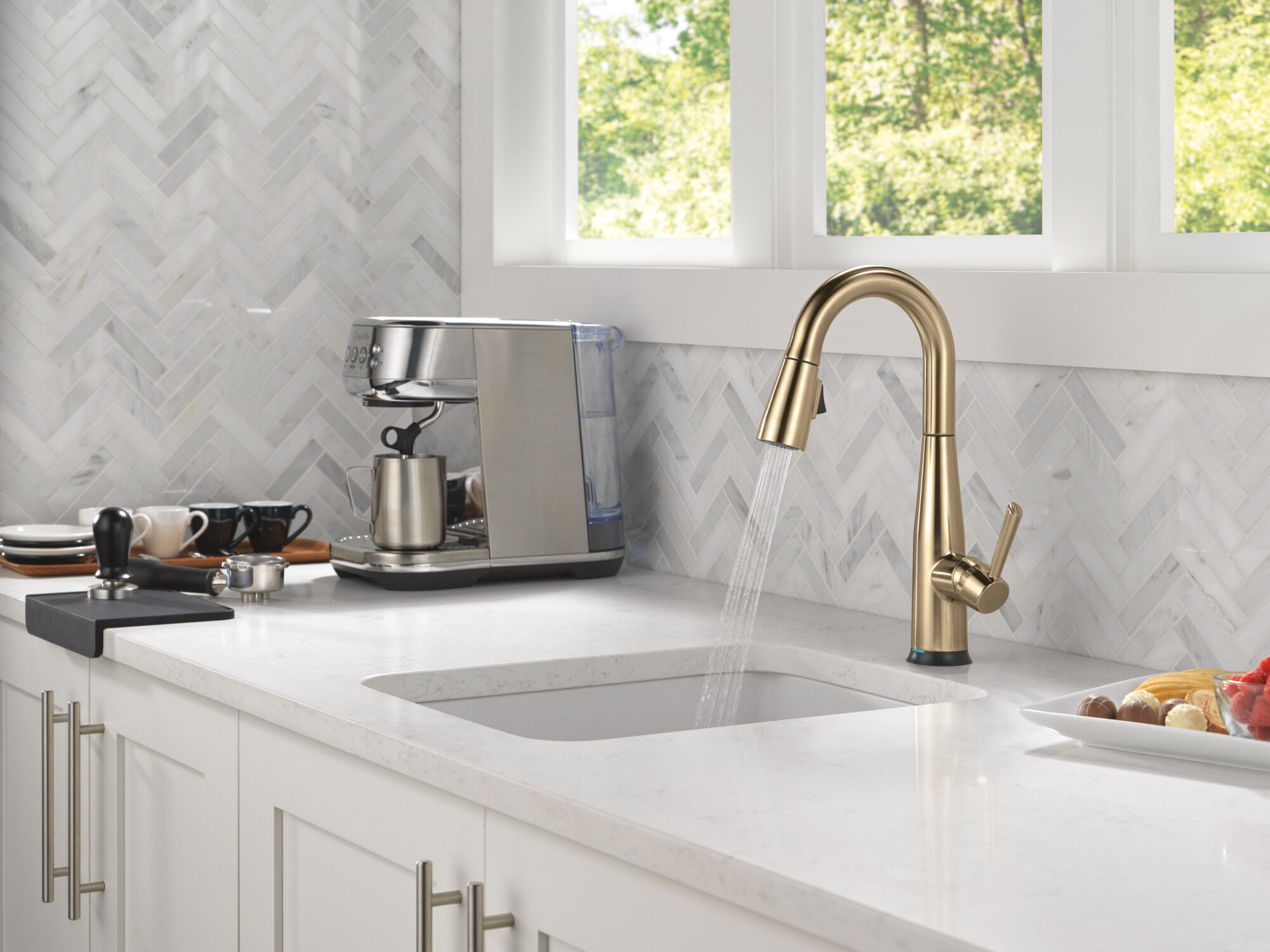 Touch2O® Bar / Prep Faucet with Touchless Technology in Champagne