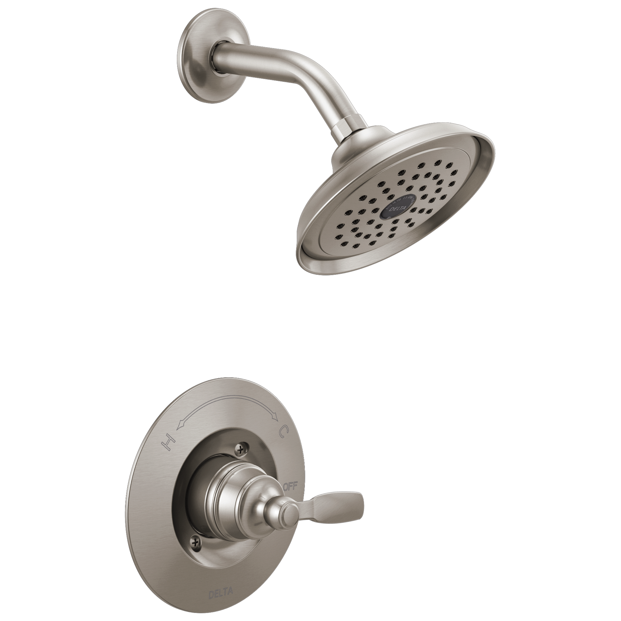 Delta Faucet WoodhurstE Shower Trim - Stainless