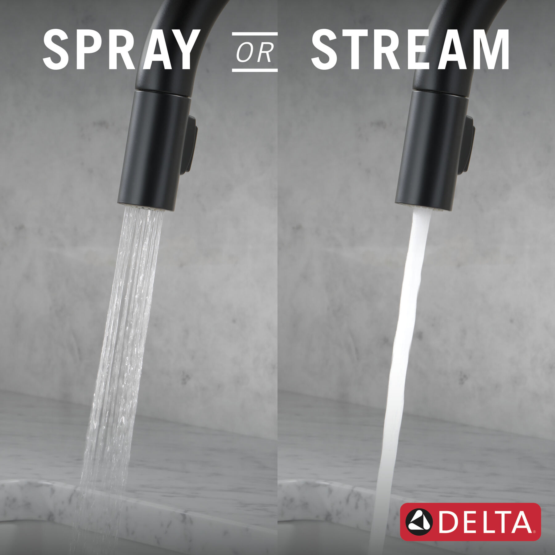 Touch2O® Kitchen Faucet with Touchless Technology in Matte Black 9159TL ...