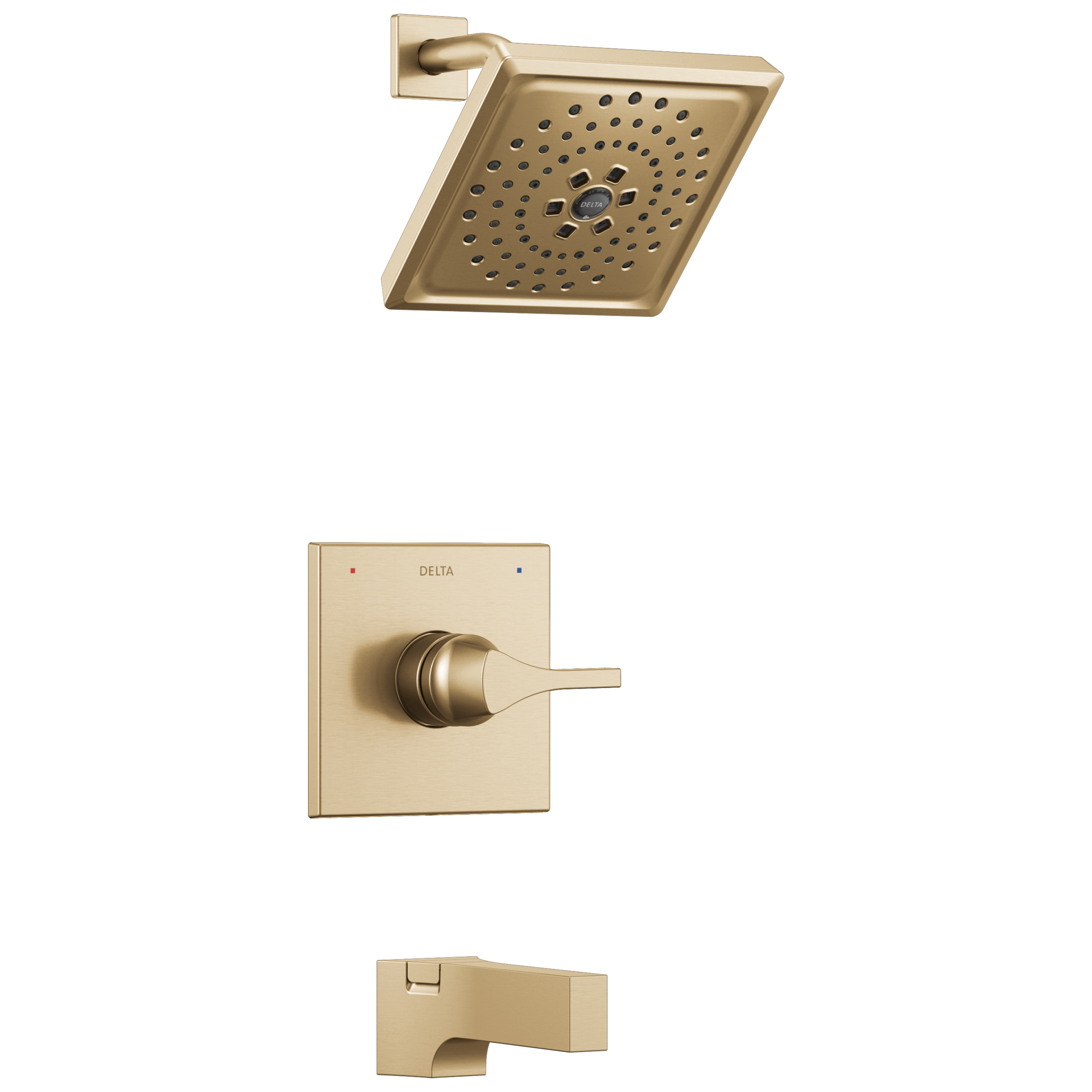 Delta Faucet Zura Monitor 14 Series H2OKineticTub and Shower Trim - Champagne Bronze