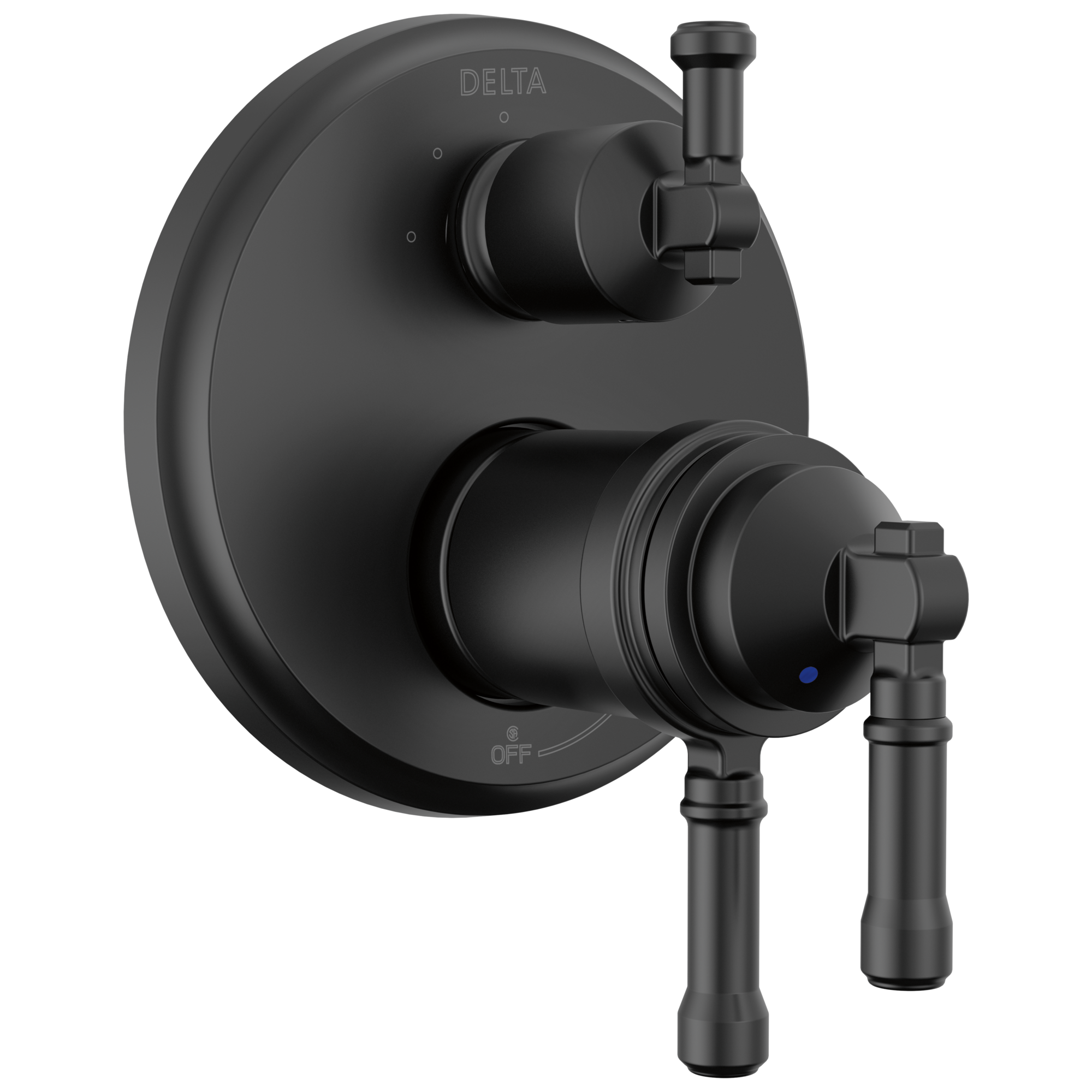 BroderickE 17T Series Integrated Diverter Trim 3-Setting - Matte Black