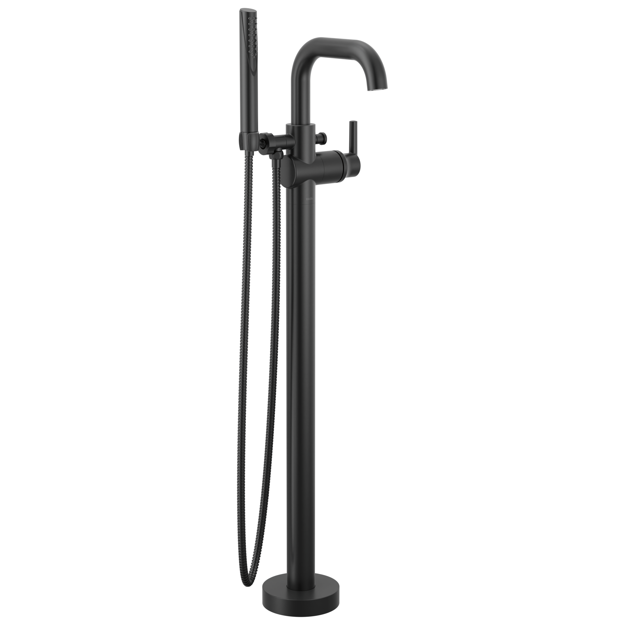 Delta Faucet Trinsic Floor Mount Tub Filler - Matte Black
