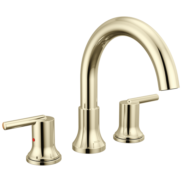 tubnetice  Roman Tub Faucet Trim in Polished Nickel T2759-PN | Delta Faucet