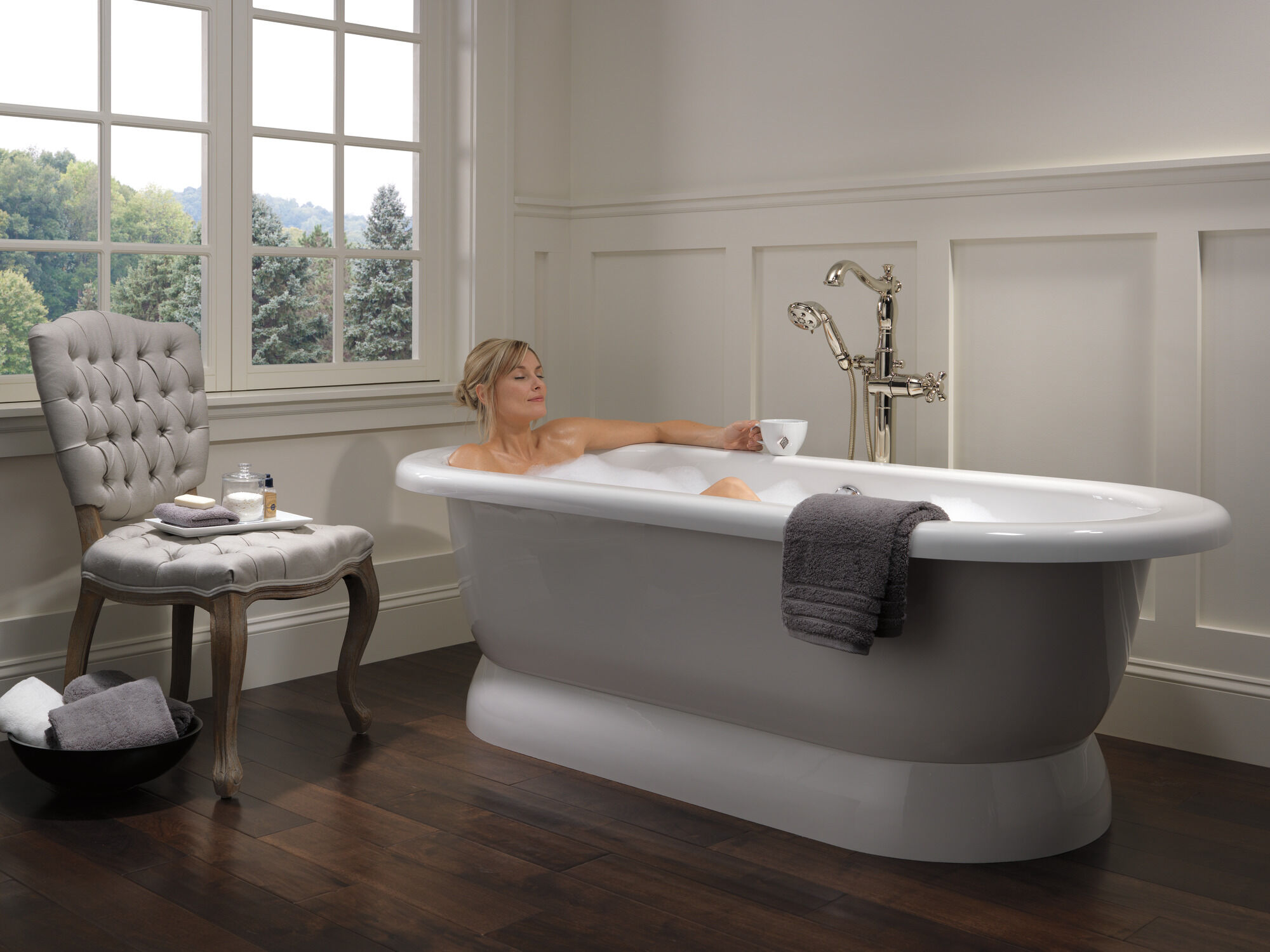 Metal Cross Handle Kit - 14 Series in Polished Nickel H795PN