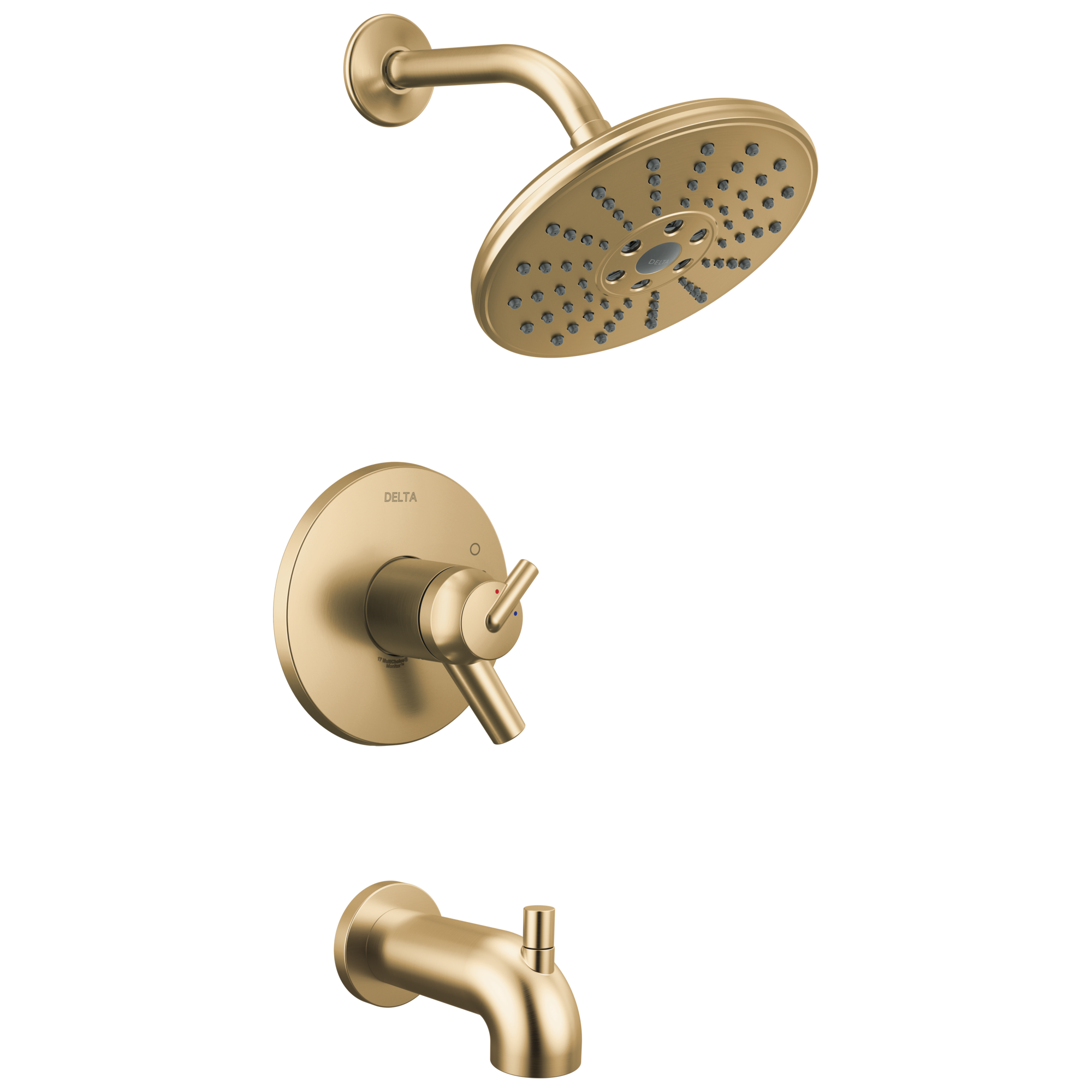 Delta Faucet Trinsic TempAssure 17T Series H2OKineticTub & Shower Trim - Champagne Bronze