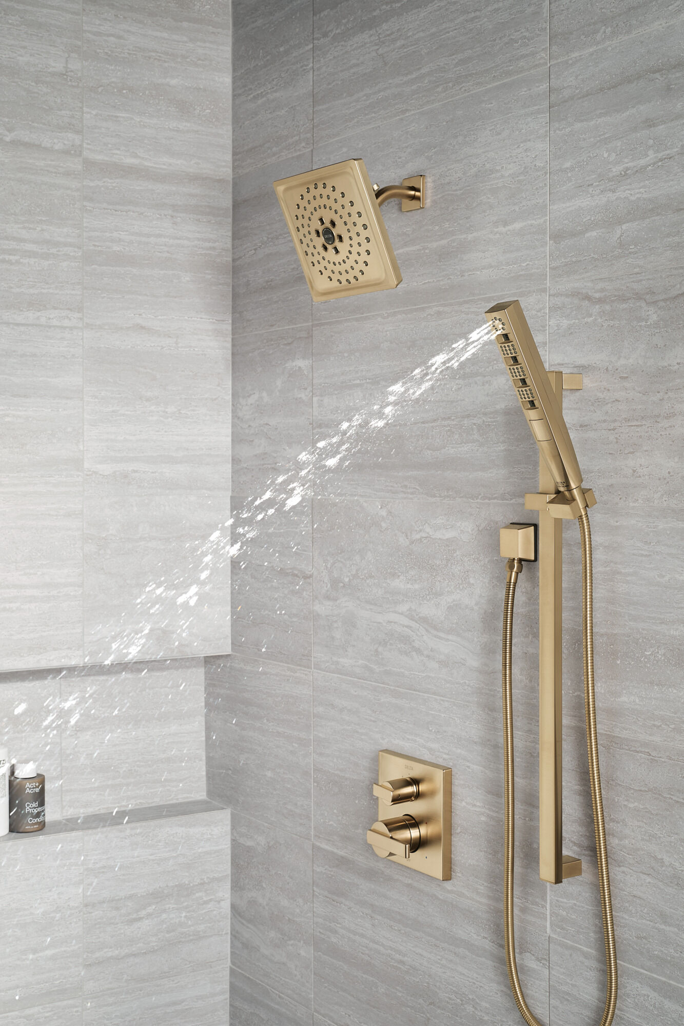 Angular Modern Monitor® 14 Series Valve Trim with 3-Setting