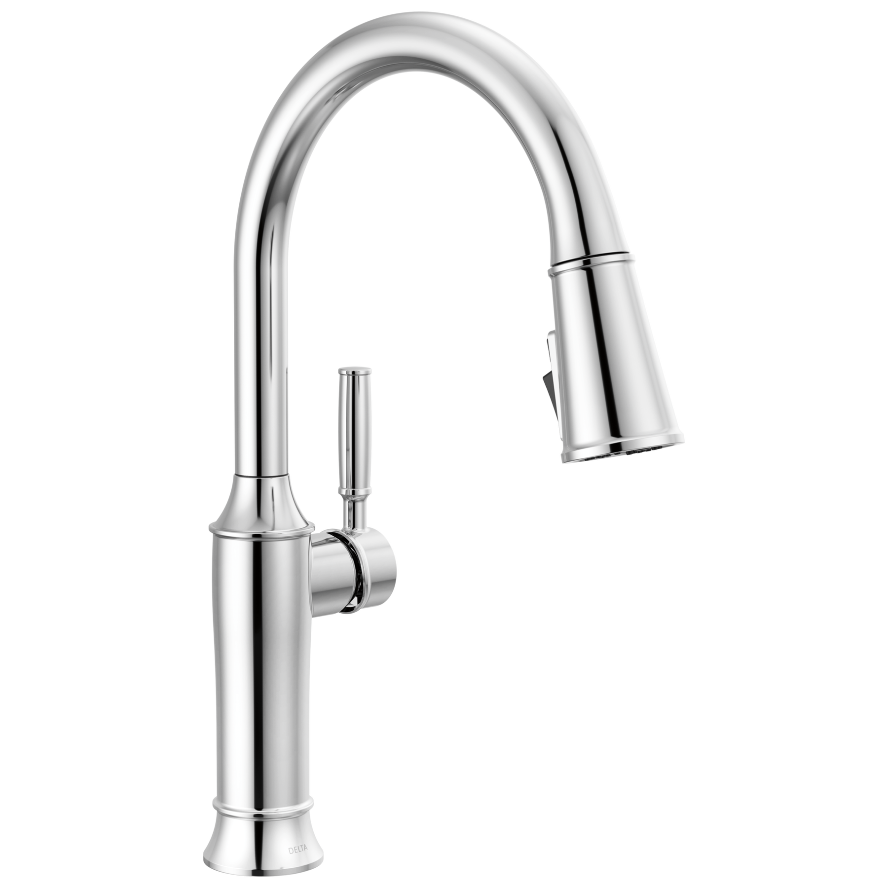 Single Handle Pull-Down Kitchen Faucet in Lumicoat® Chrome 9184-PR